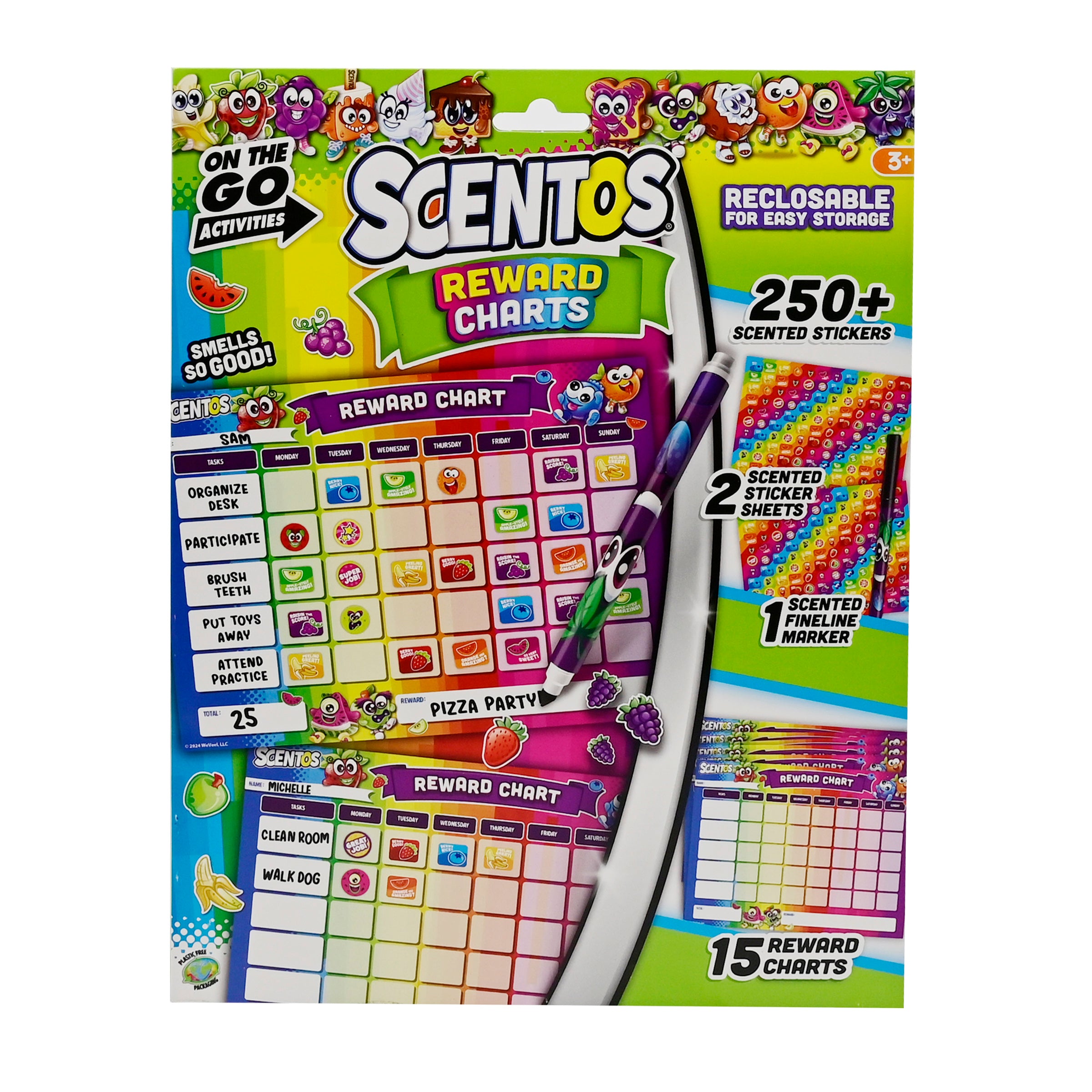 Scentos  On The Go Reward Charts