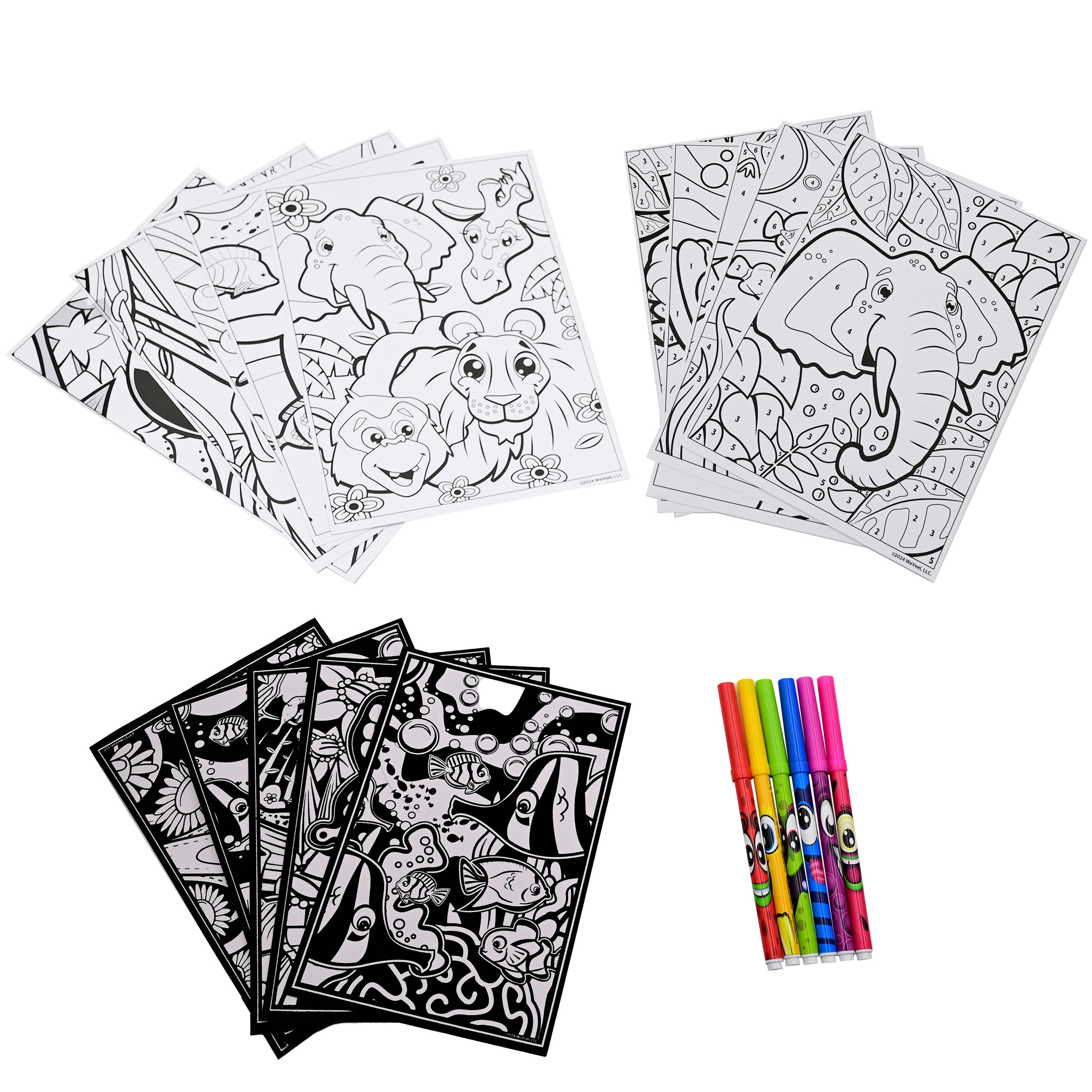 Scentos On The Go 3 In 1 Colouring