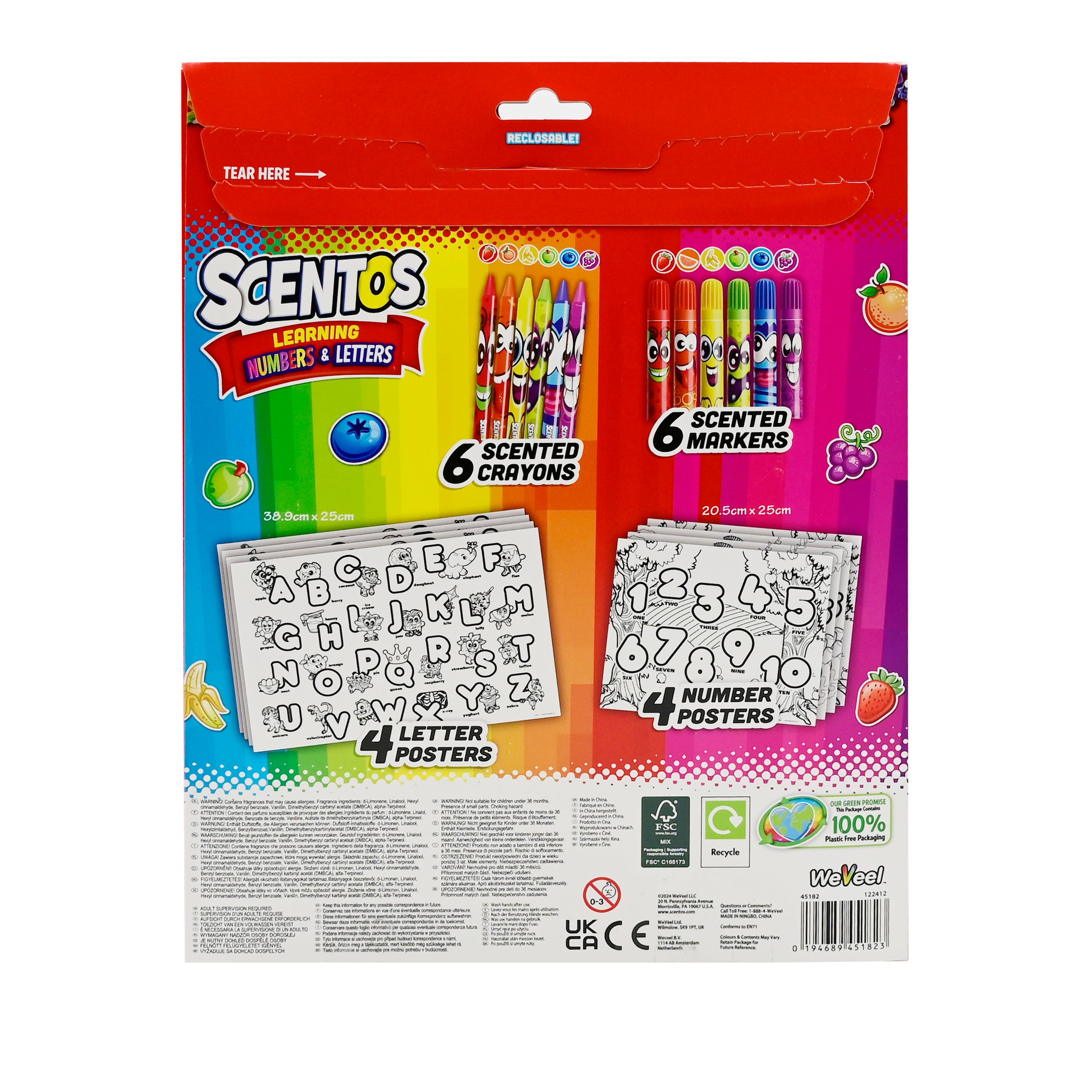 Scentos On The Go Learning Numbers & Letters