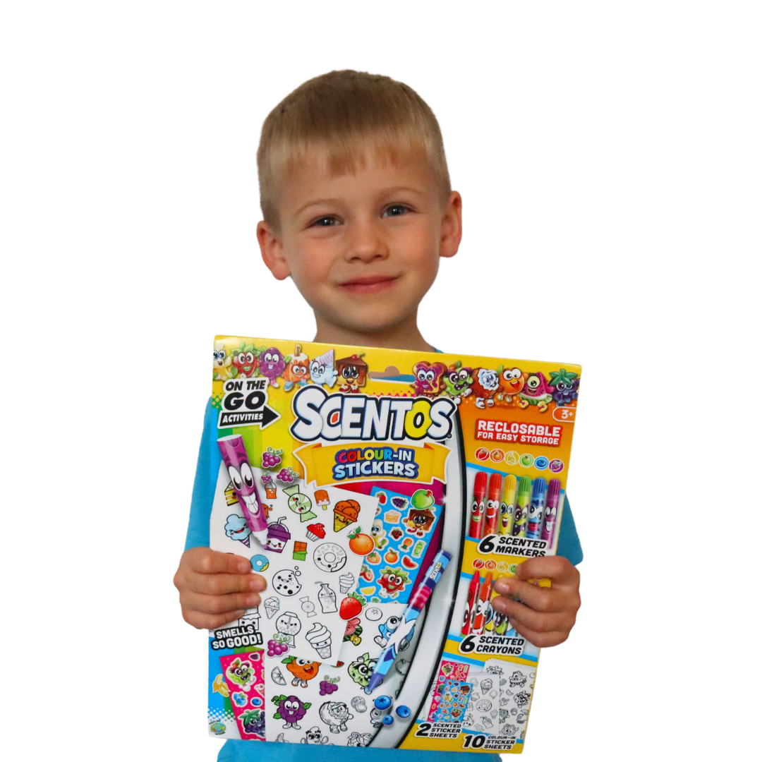 Scentos On The Go  Colour In Stickers