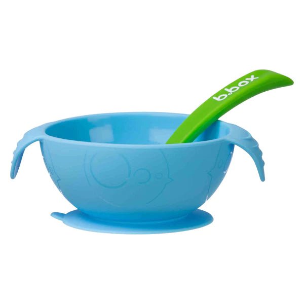 B.Box Silione First Feeding Bowl Set with Spoon