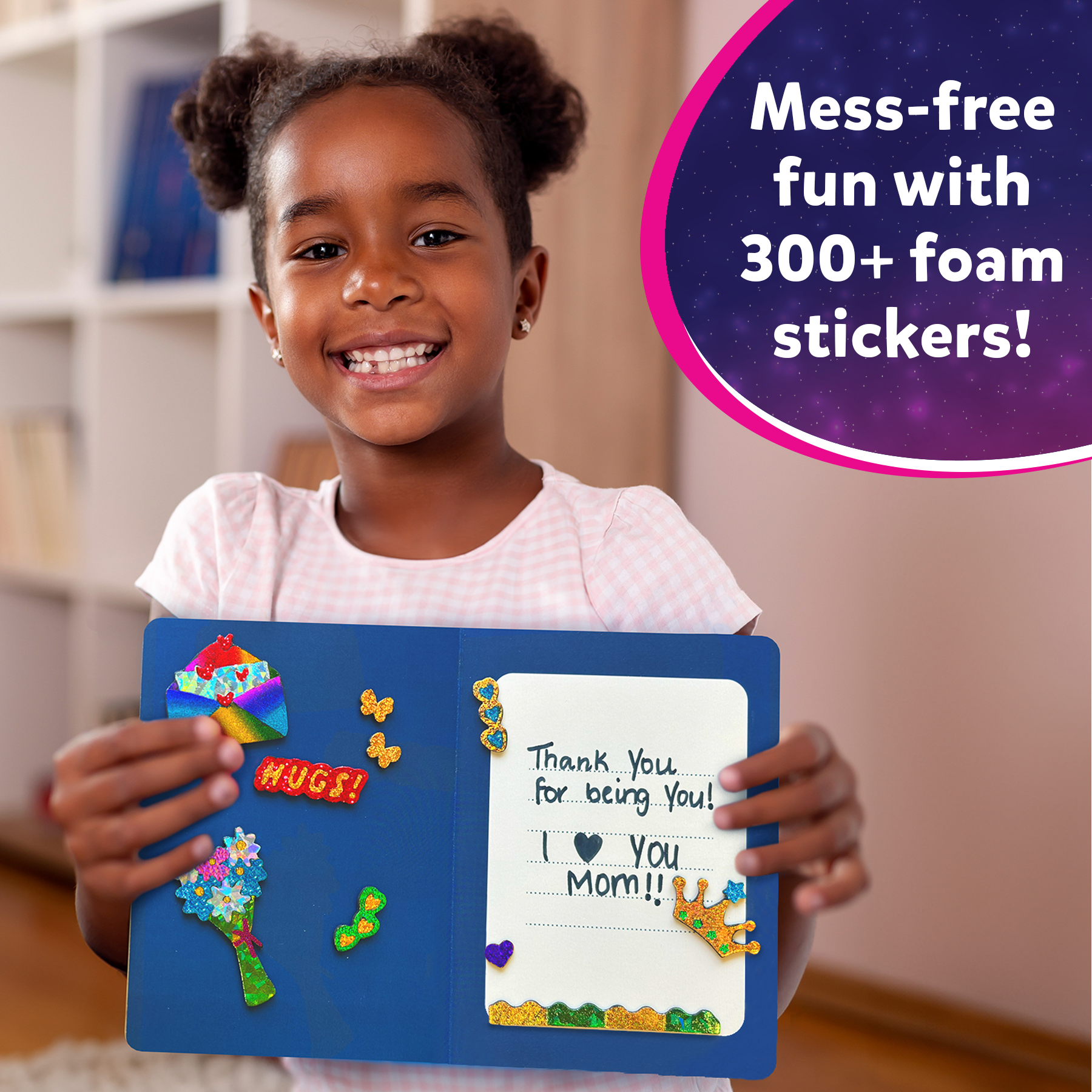 Skillmatics Art & Craft Activity - Foil Fun Card Making Set, No Mess Art for Kids, Craft Kits & Supplies, DIY Creative Activity, Gifts for Girls & Boys Ages 4, 5, 6, 7, 8, 9, Travel Toys