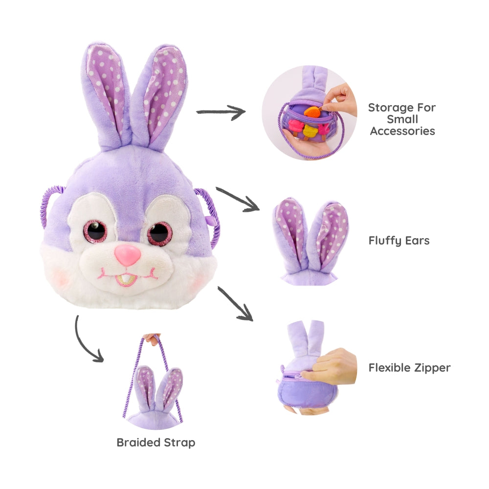 Cozies Rabbit Bags-Purple