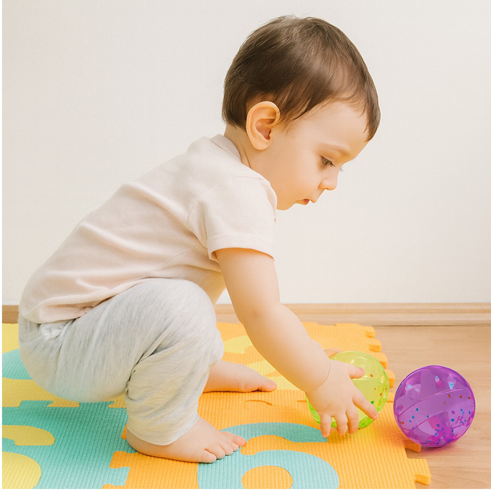 Scoobies Crystal Ball – LED Flashing Bouncing Ball | Sensory Playtime Toy | Safe & Durable | Portable Fun for Kids 3+