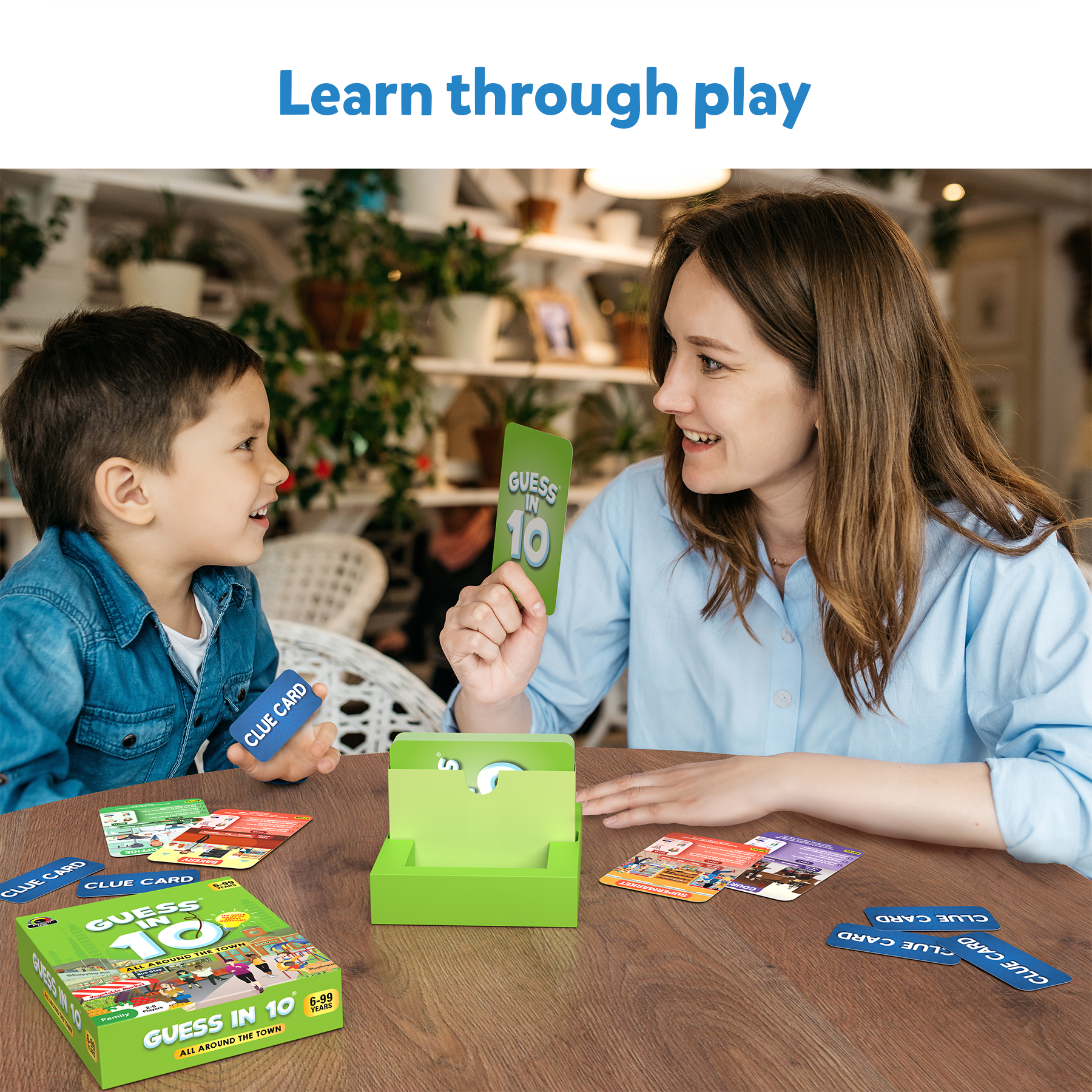 Guess in 10 – All Around The Town | Card Game of Smart Questions