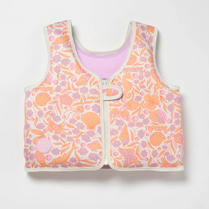 SUNNYLiFE Kids Swim Vest Ocean Magic Pink