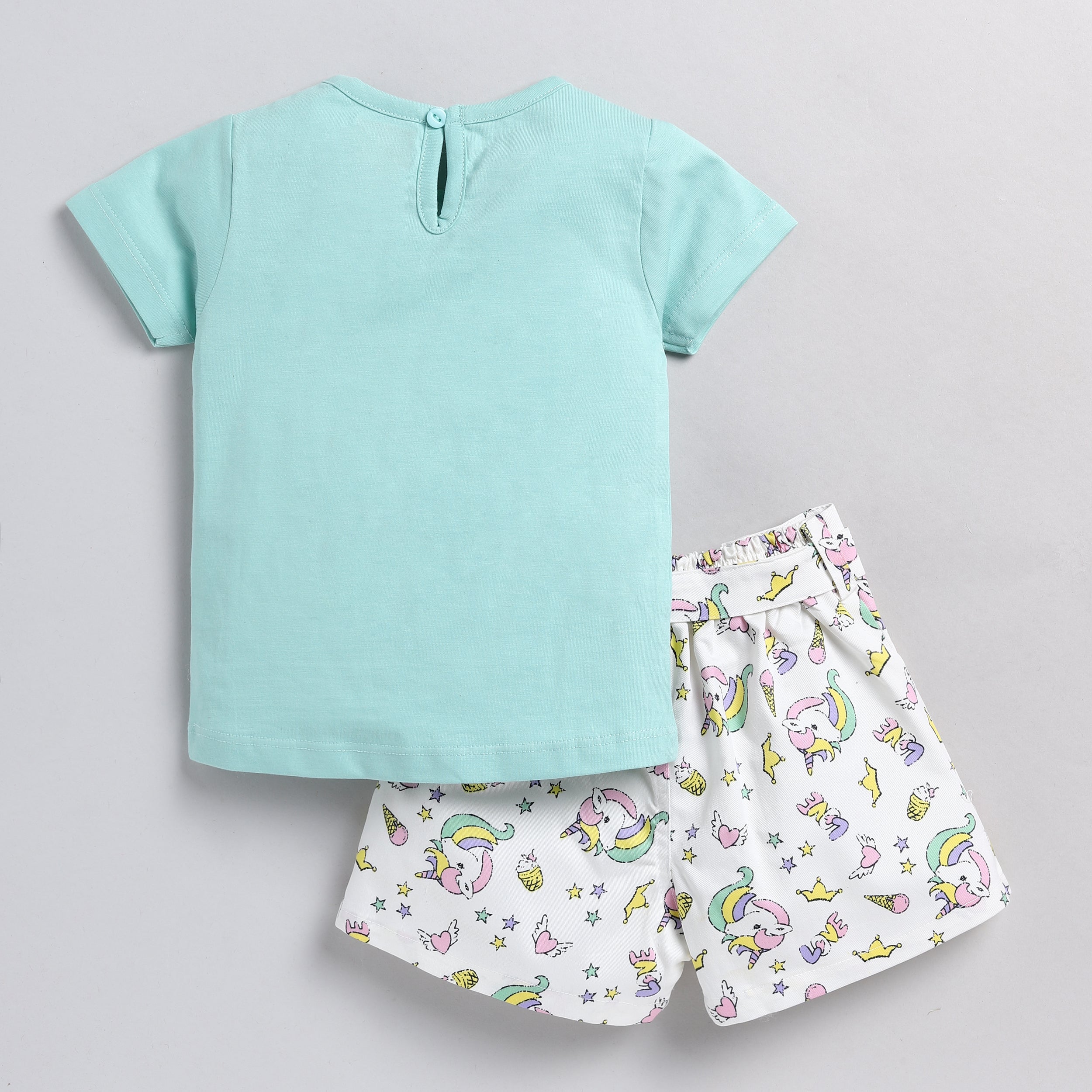 Snuggly Monkey Horse Print Top With Textile Pant