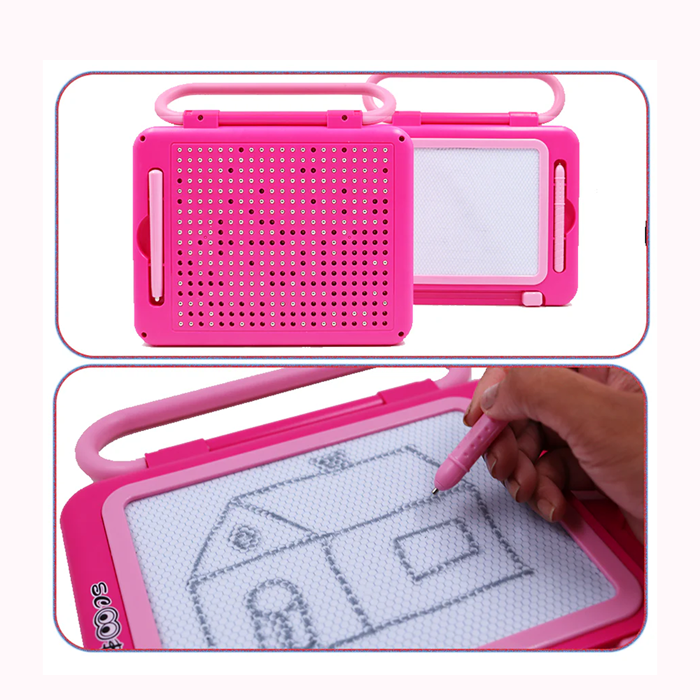 Scoo Fun (Blue) 2-in-1 Board Magical Slate and Magnetic Board Writing & Magnetic Play
