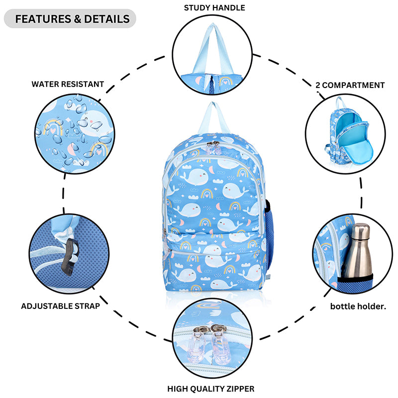 Printed Backpack - Whale