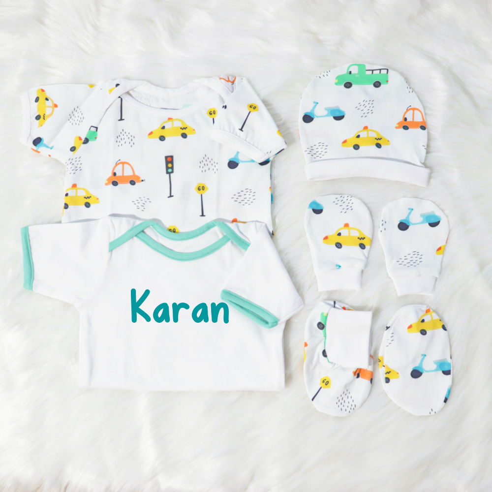 Beep Beep - Newborn Bodysuits Bundle