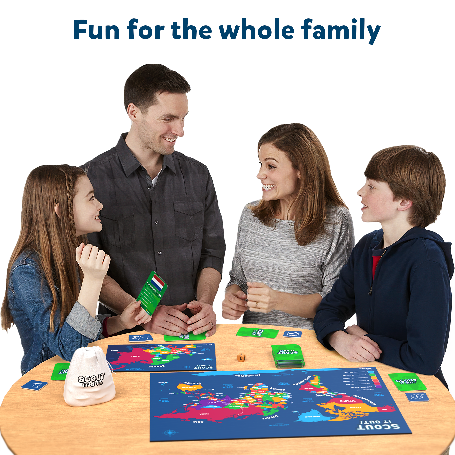 Skillmatics Board Game - Scout It Out Countries of the World, Fun Guessing & Trivia Game for Families, Ages 7 and Up