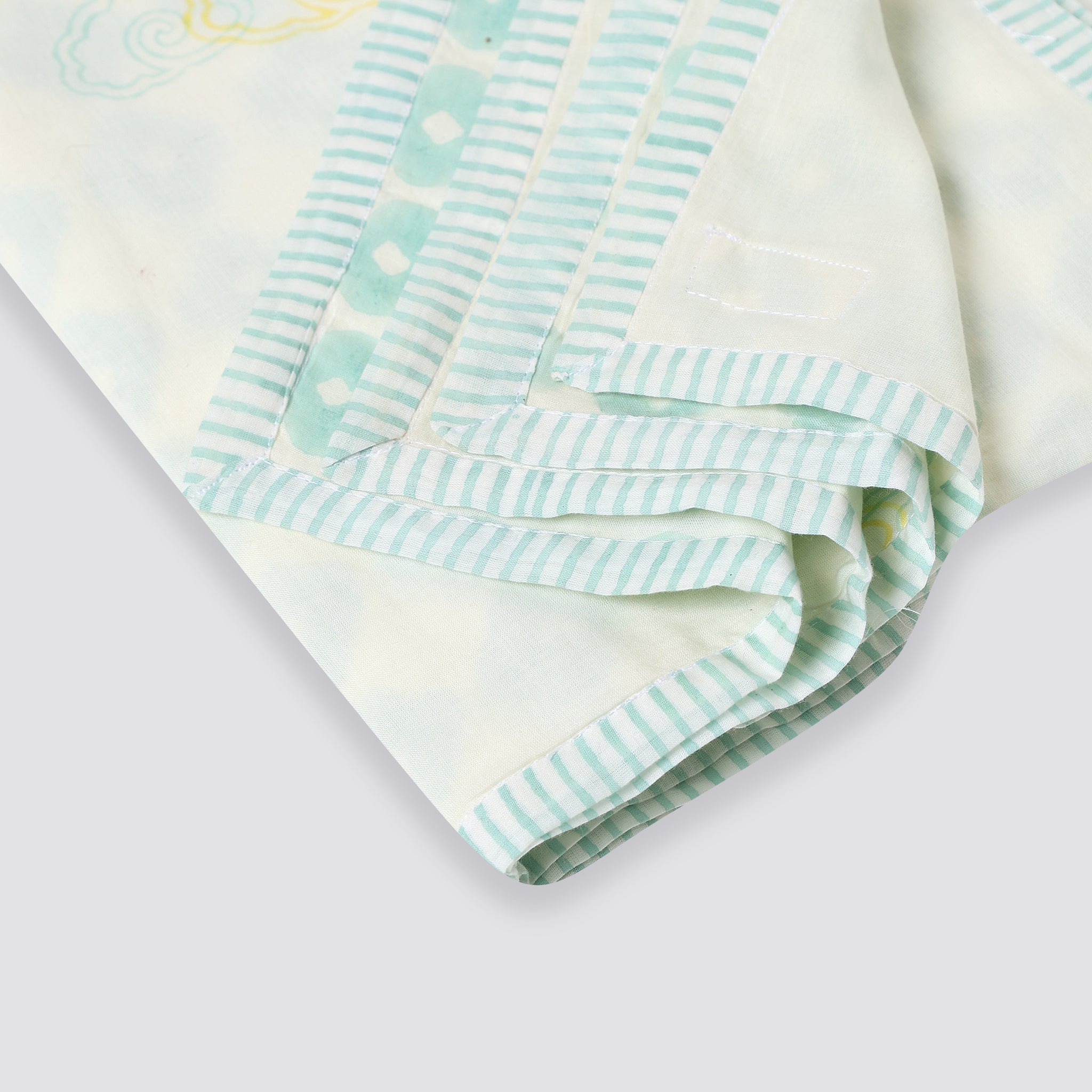 Mulmul Muslin Dohar | Hand-Block Printed - Llama Love