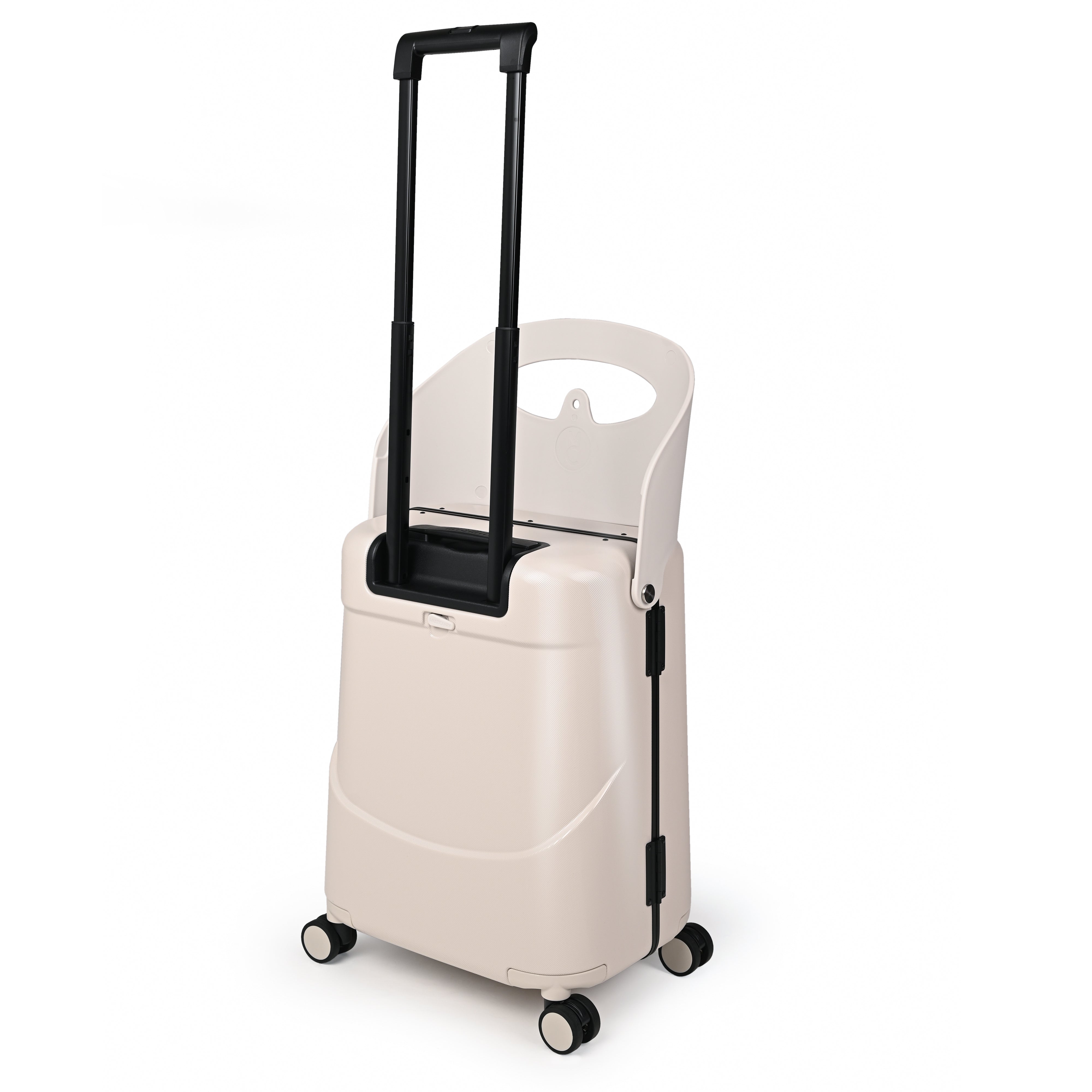 Miamily Mist Grey Ride On Trolley Carry-On Luggage 18 inches