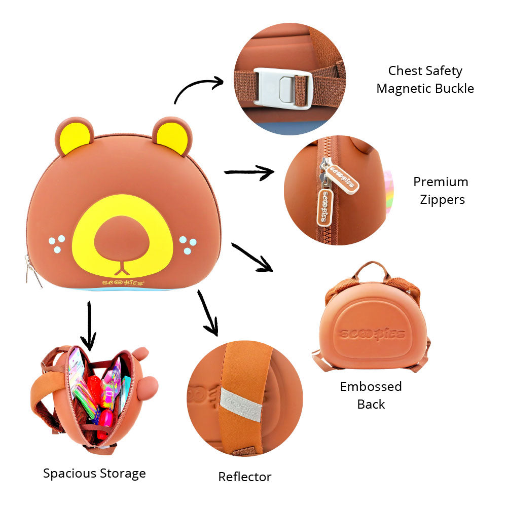 Scoobies Bear Toddler Bag