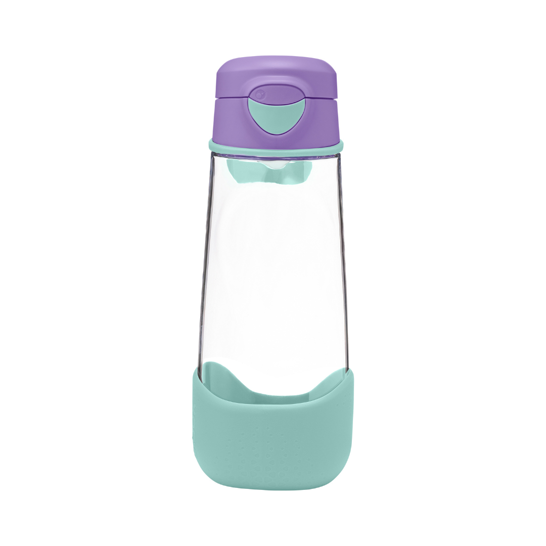 b.box Tritan Sport Spout Drink Bottle 600ml Lilac Pop Purple