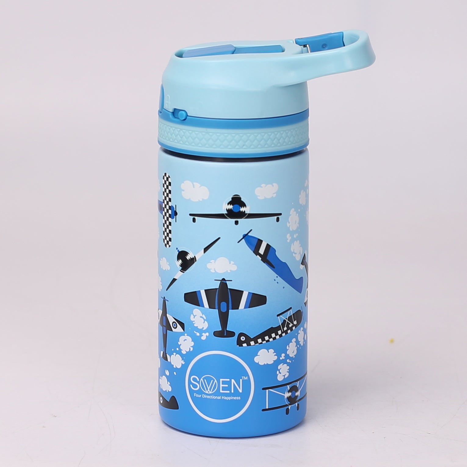 Insulated Stainless Blue color Steel Bottle- 320 ml