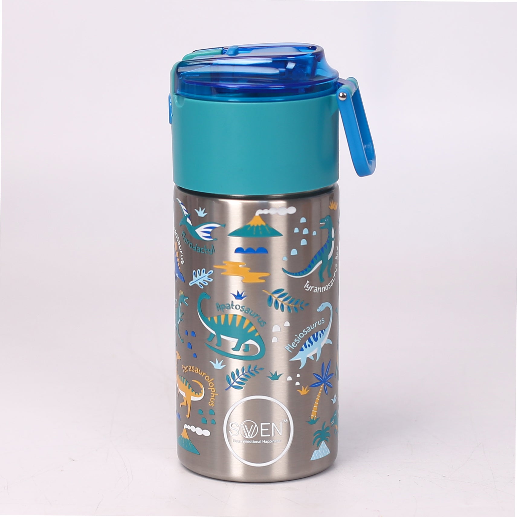 Insulated Stainless Blue color Steel Bottle- 380 ml