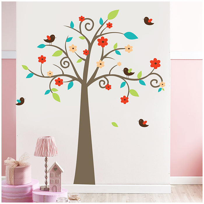 Swirl Tree Wall Sticker