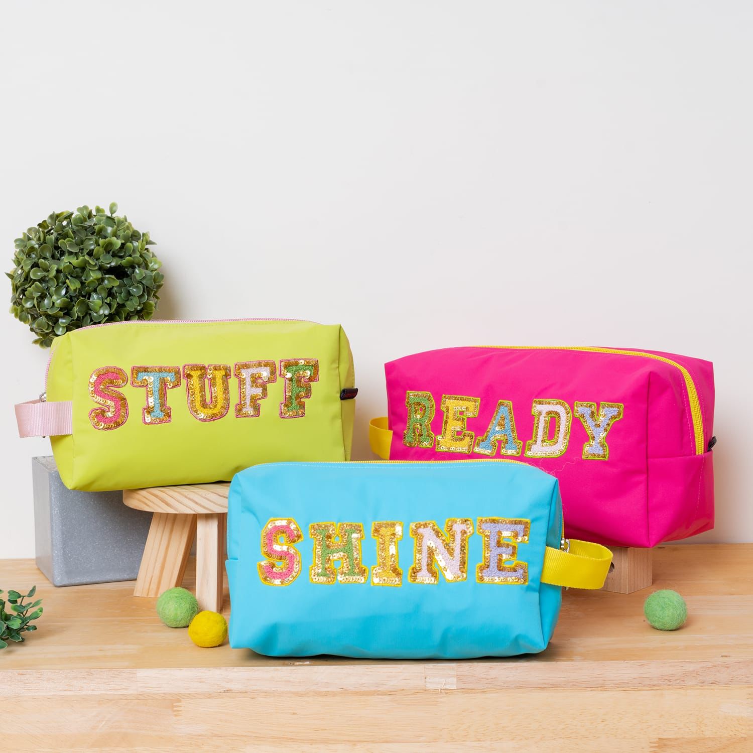 Fun Travel Kit / Pouch with Patches