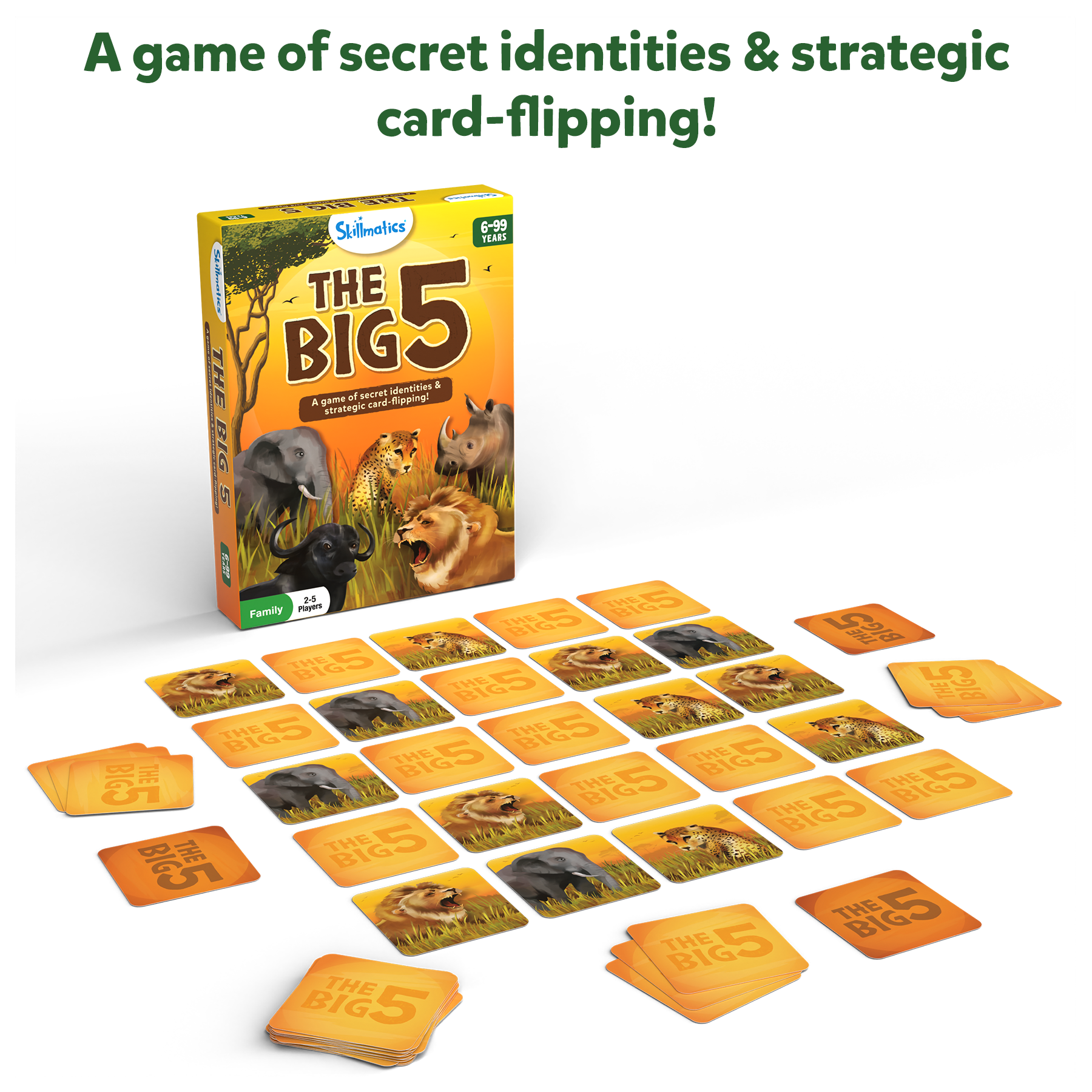 Skillmatics Ultimate Animal Game Box - 3 Games in 1, Family Friendly Games for Ages 6 and Up