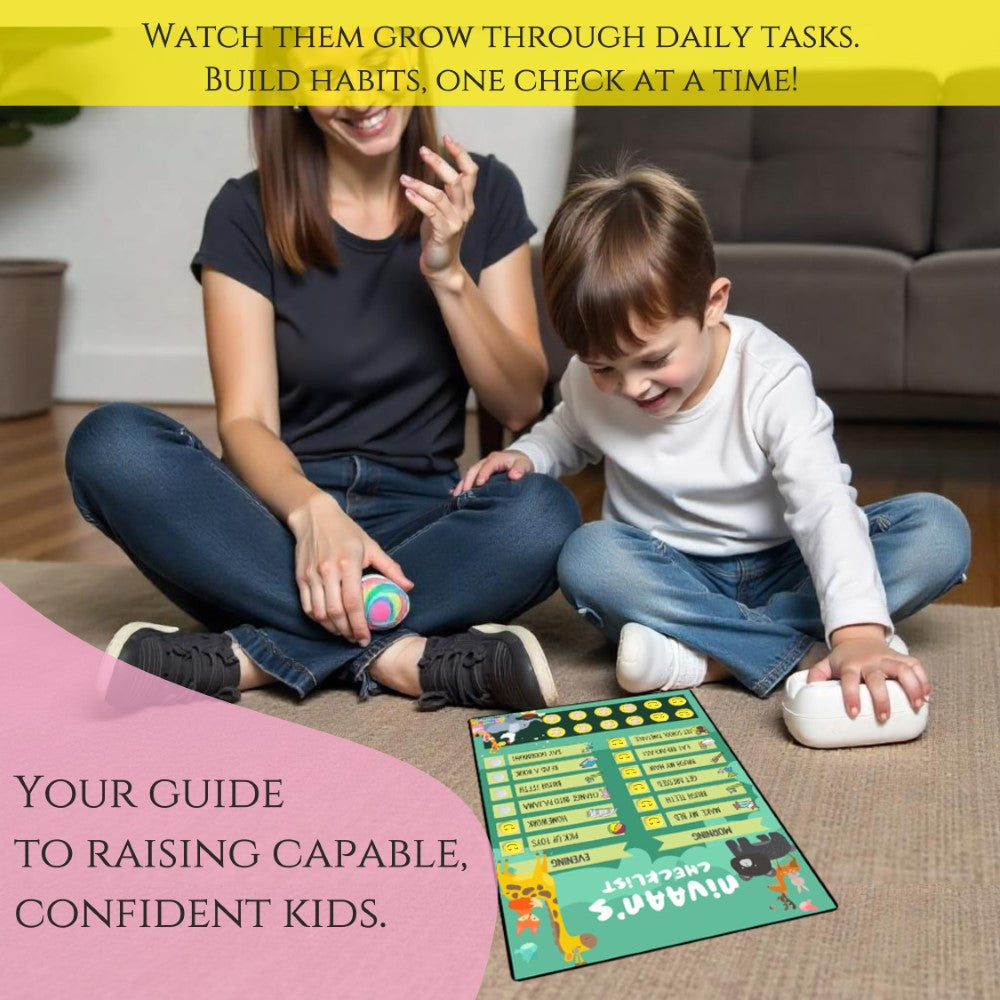 Daily Reward Chart Personalised – Wild adventures
