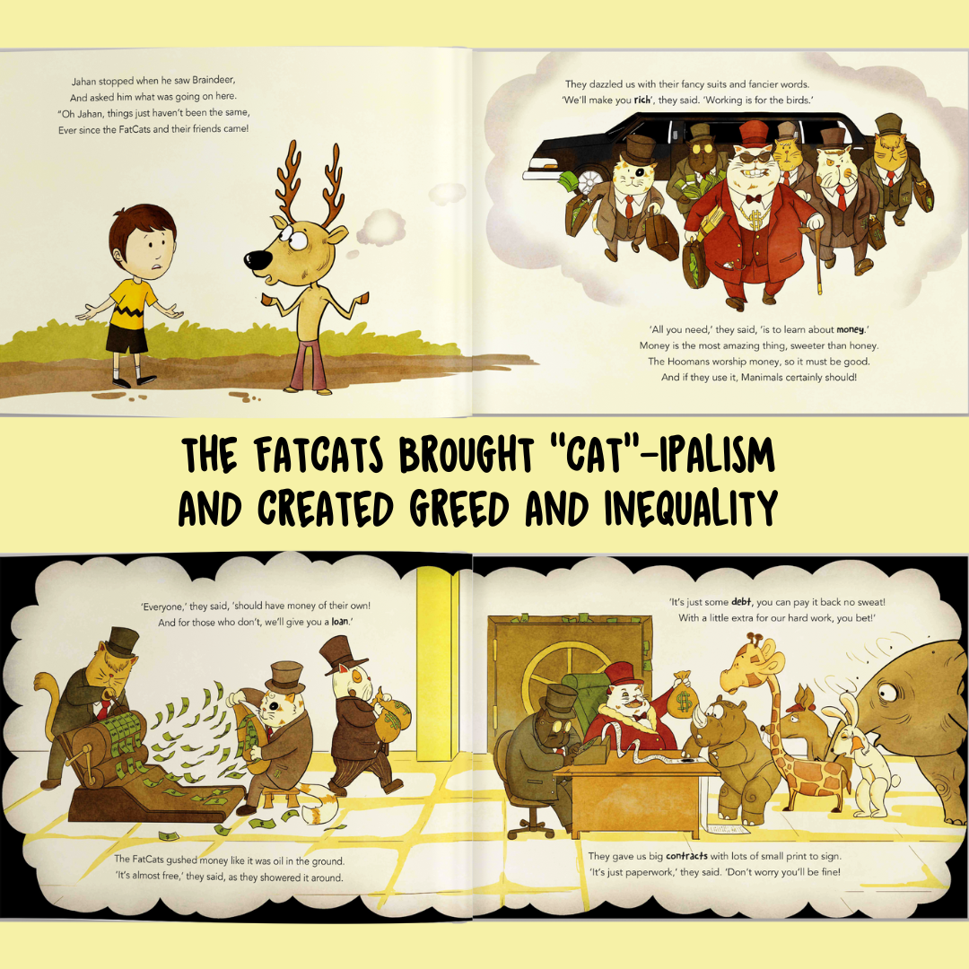 Personalised Storybook - The FatCats; A Book About Capitalism & Inequality