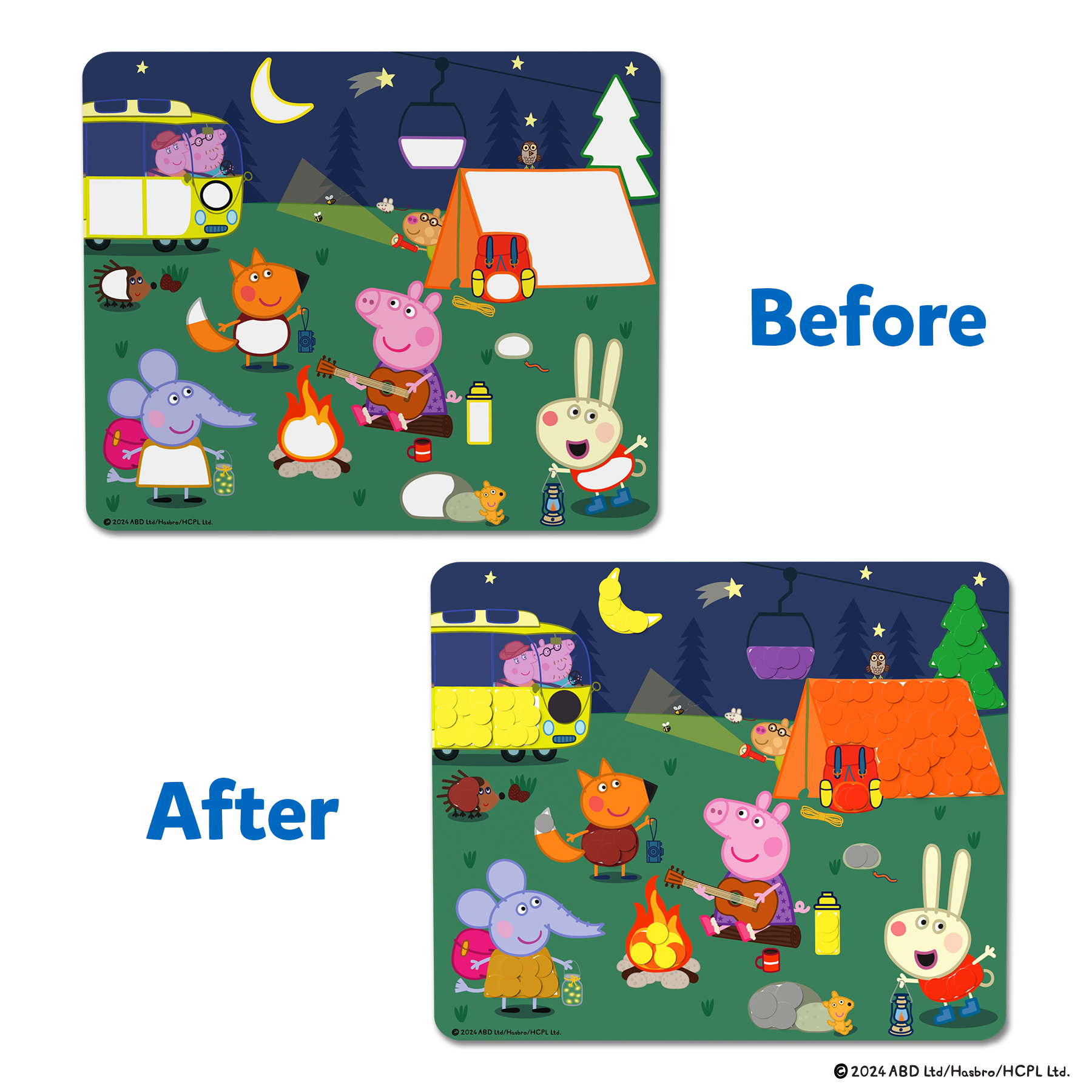 Skillmatics Art Activity - Dot It Peppa Pig, Mess-Free Sticker Art for Kids, Craft Kits, DIY Activity, Gifts for Boys & Girls Ages 3, 4, 5, 6, 7, Travel Toys for Toddlers