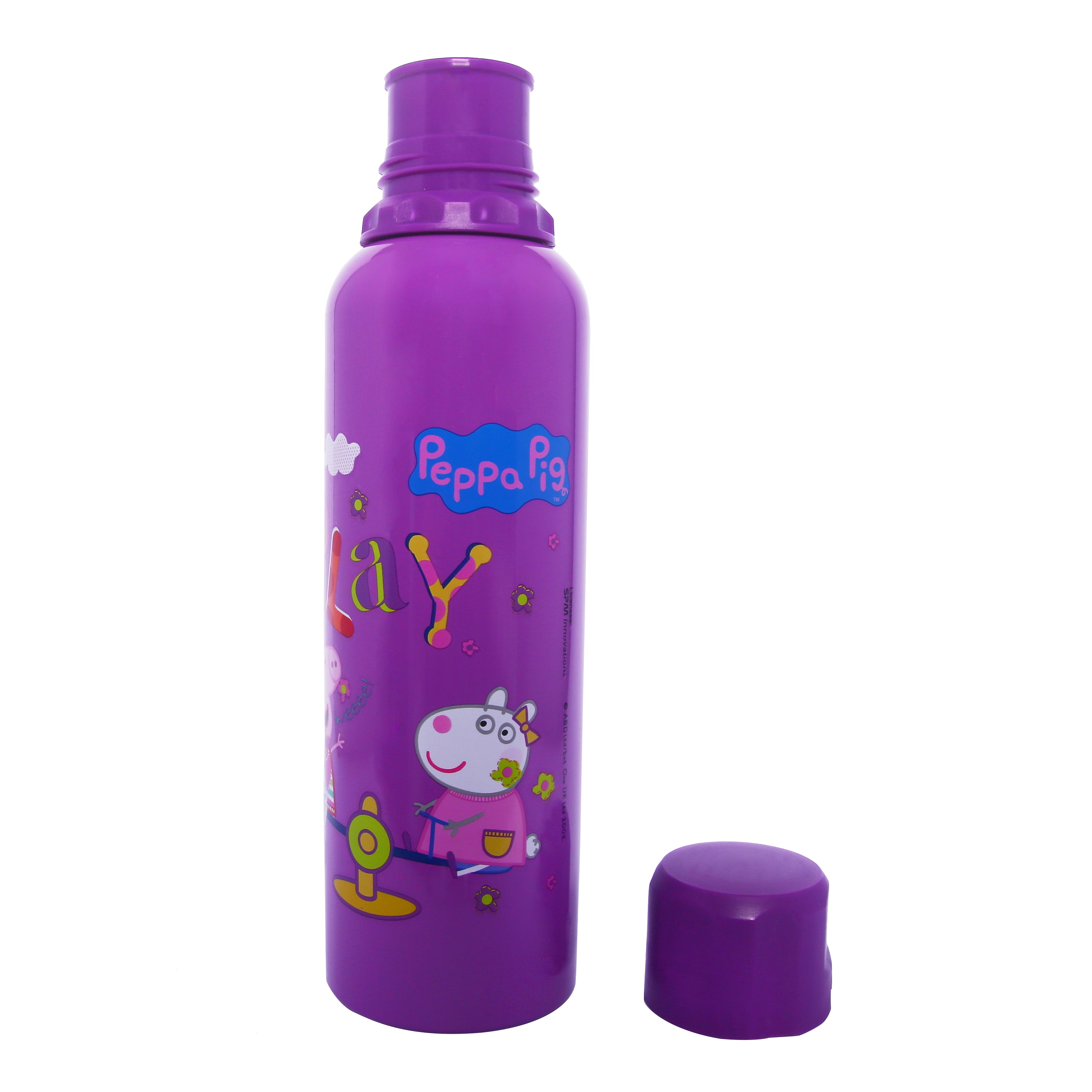 Youp Stainless Steel Purple Color Peppa Pig Kids Water Bottle OSCAR  - 750 Ml