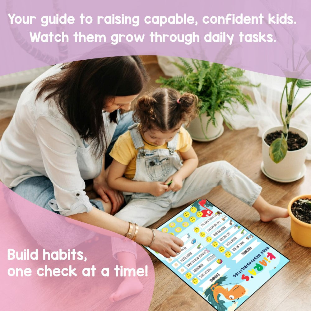 Daily Reward Chart Personalised – Roar and explore