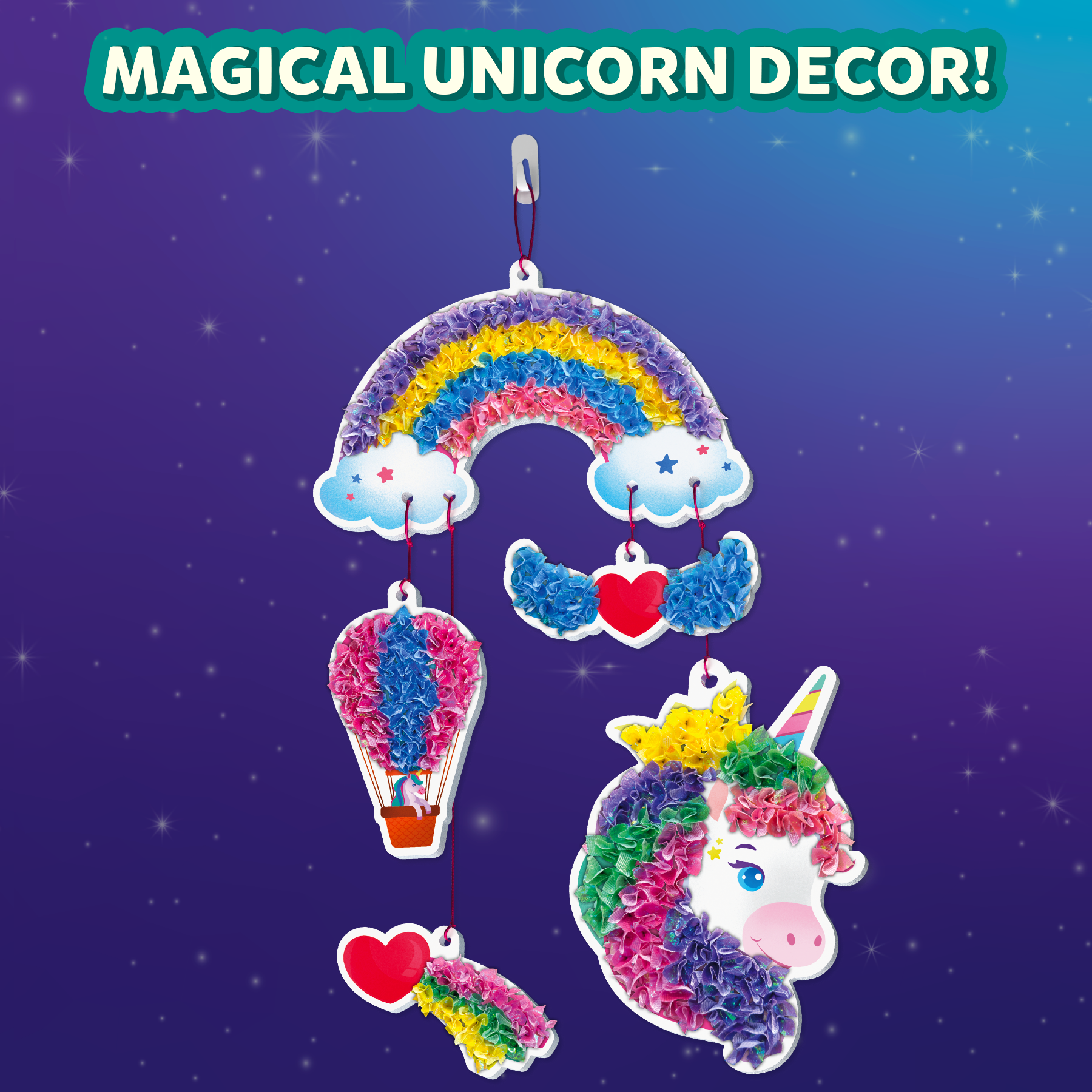 Skillmatics Art & Craft Activity - Poke-in Art Magical Unicorn Dream Decor, Mess-free Art for Kids, DIY Craft Kits, Creative Activity, Fine Motor Skills, Gifts for Ages 4, 5, 6, 7, 8, 9