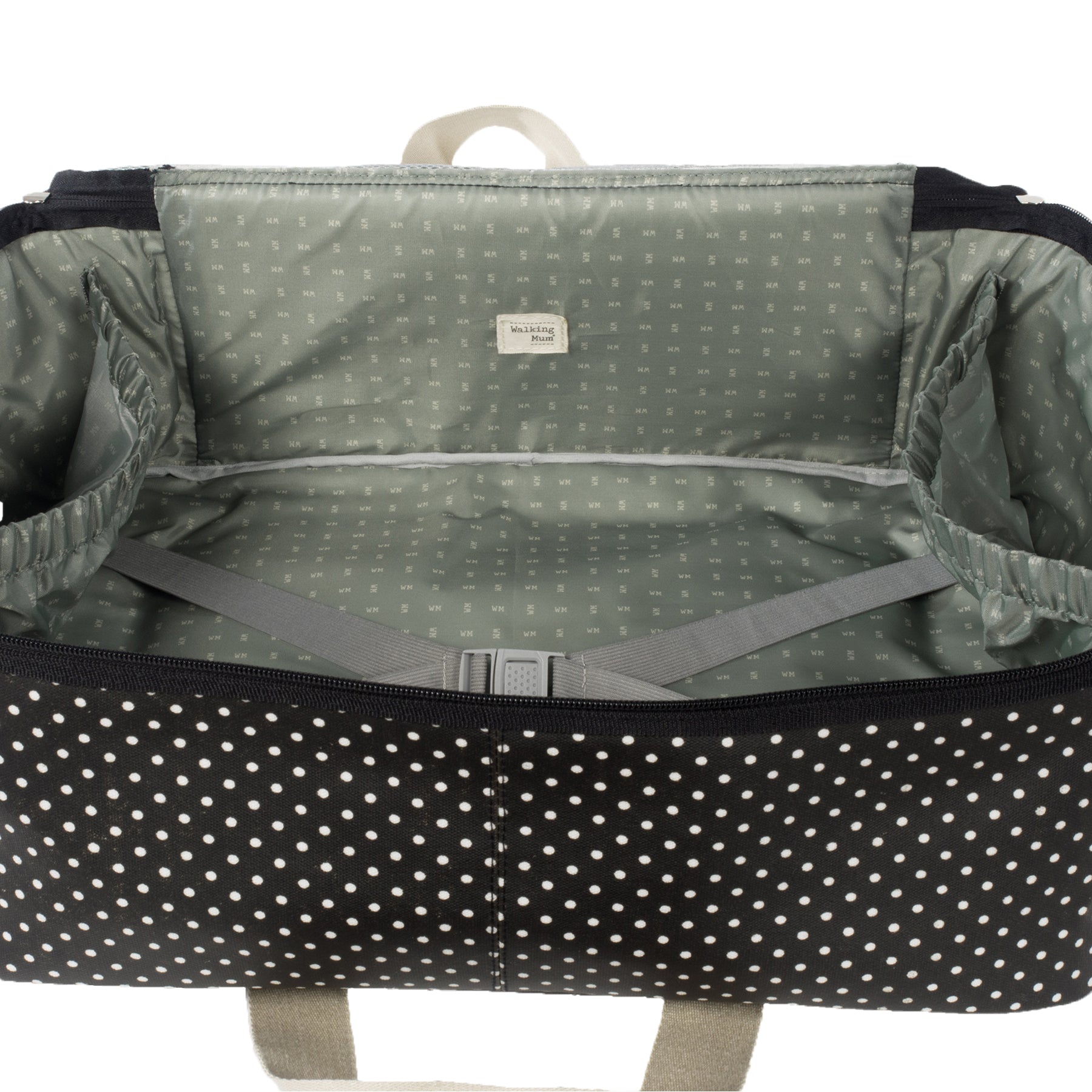 Walking Mum Emily Black Travel Holiday And Maternity Bag