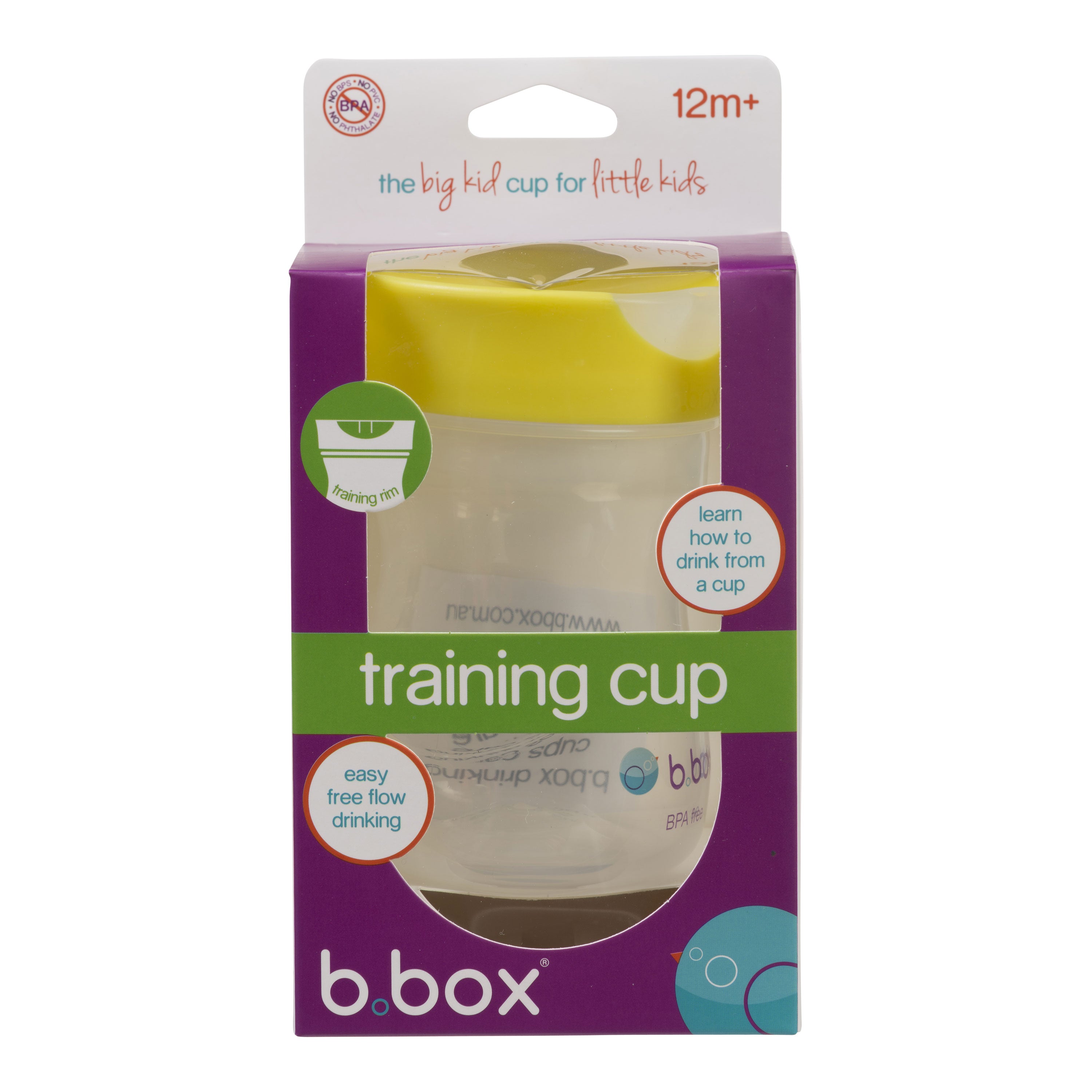 B.Box Training Cup 240ml - Lemon Yellow