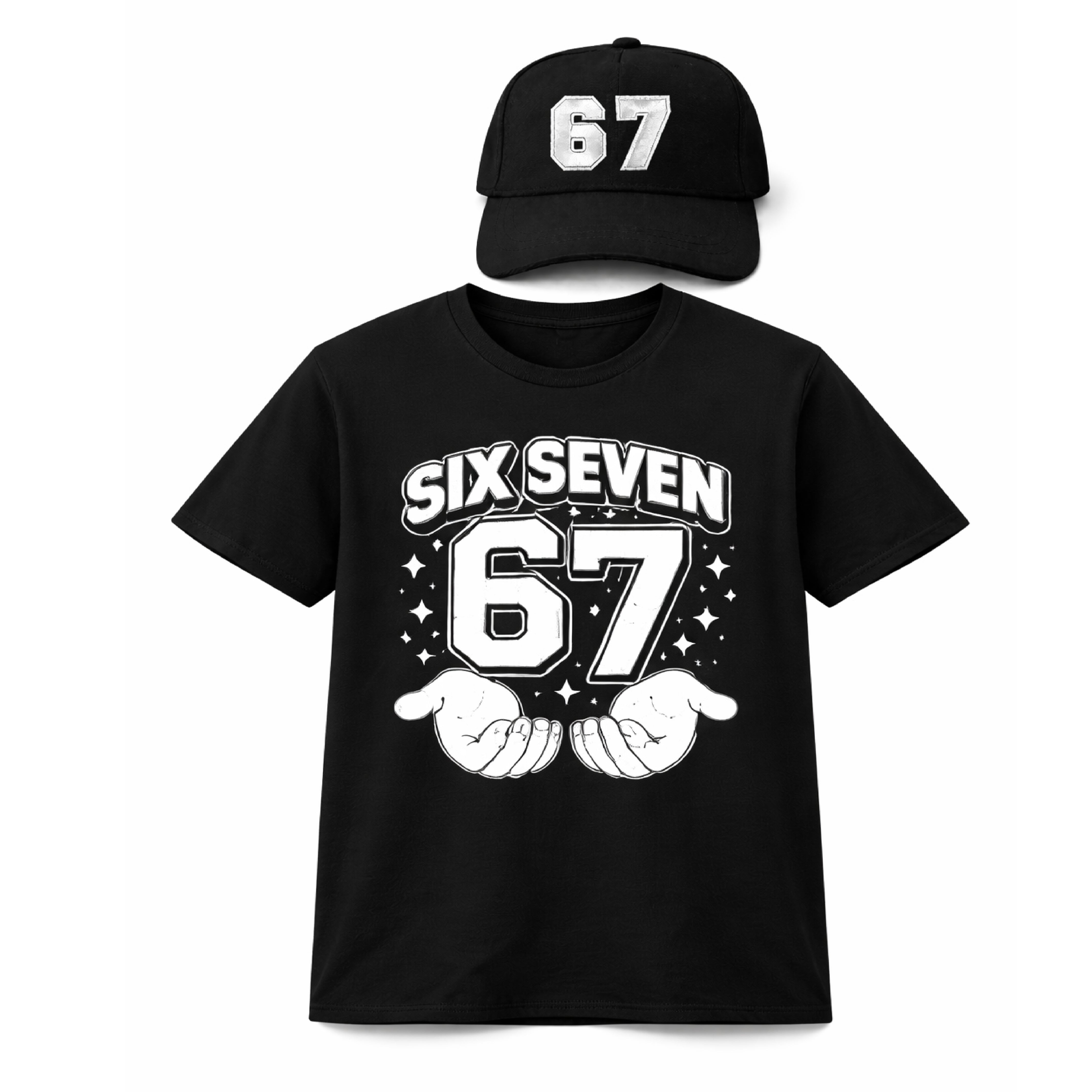 67 Themed T-Shirts & Cap Combo