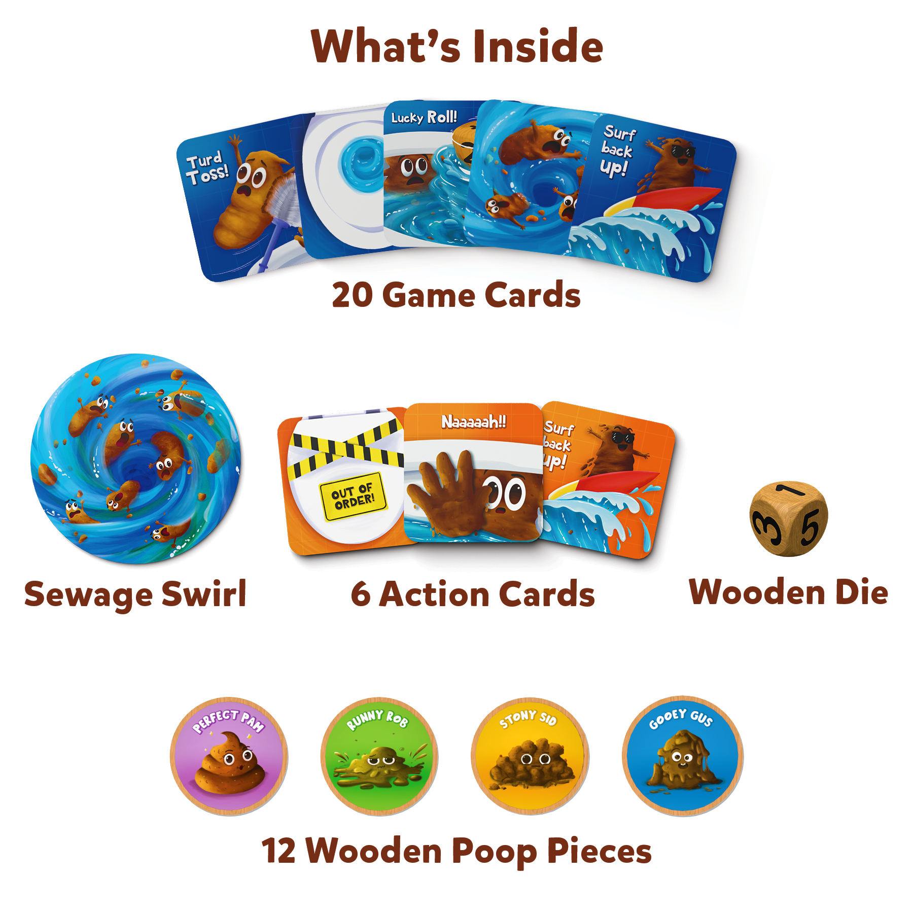 Skillmatics Card Game - Poop Wars, Fun & Fast-Paced Game Of Strategy, Party Game For Kids & Family, Gift For Girls & Boys Ages 6 & Up