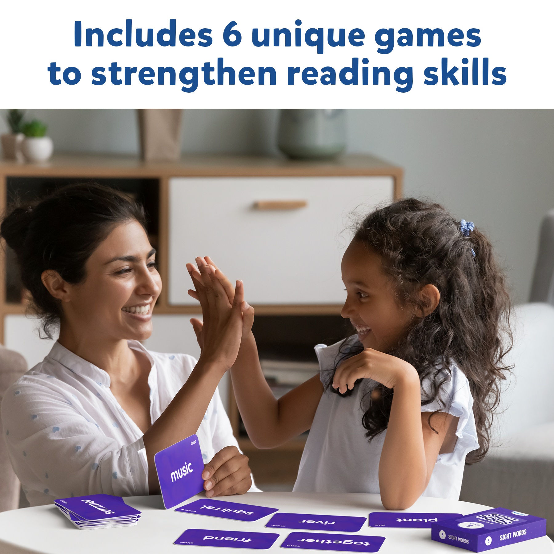 Skillmatics Flash Cards - 500 Sight Words, for Preschool (Pre-K), Kindergarten,1st, 2nd, 3rd Grade, Includes The Dolch & Fry Word List & 6 Unique Games