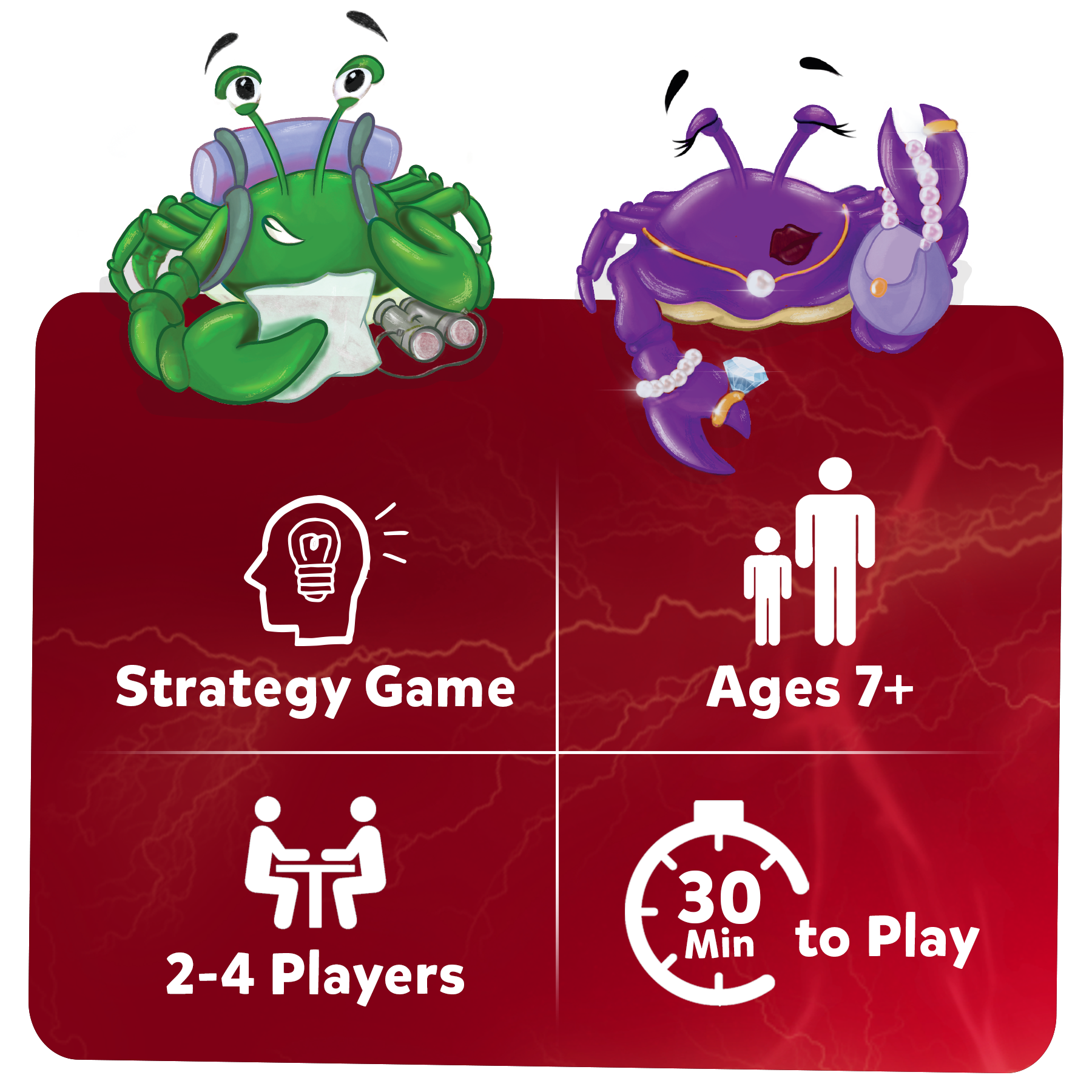 Skillmatics Card Game : Crab Clash | Gifts for 7 Year Olds and Up | Super Fun Strategy Game for Families | Games for Kids, Teens, & Adults