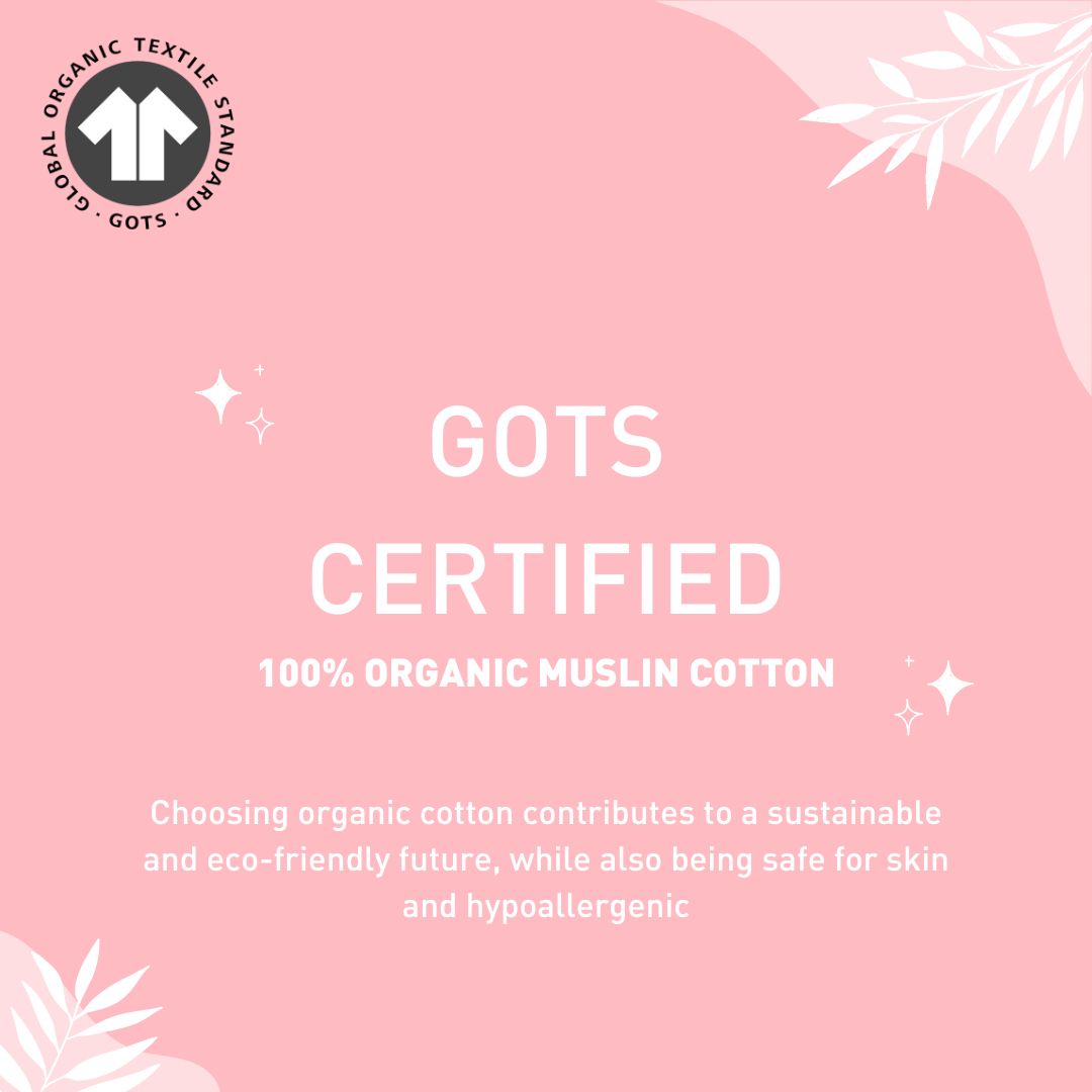 Windmill Baby Organic Muslin Swaddles, Set Of 3, 0-18 Months