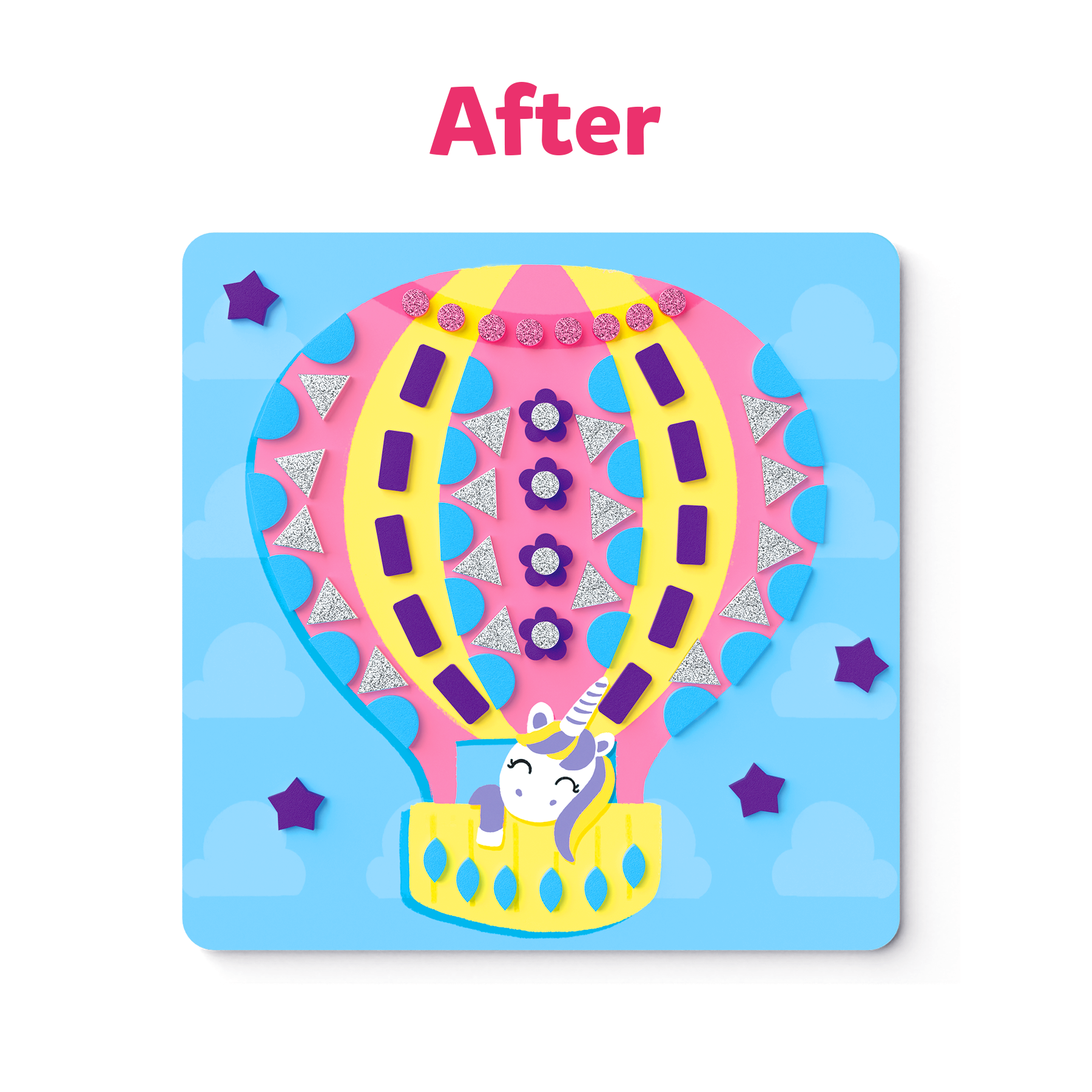 Skillmatics Art Activity - Fun With Foam, No Mess Sticker Art, 6 Unicorn & Princess Themed Pictures, Gifts For Ages 3 To 7