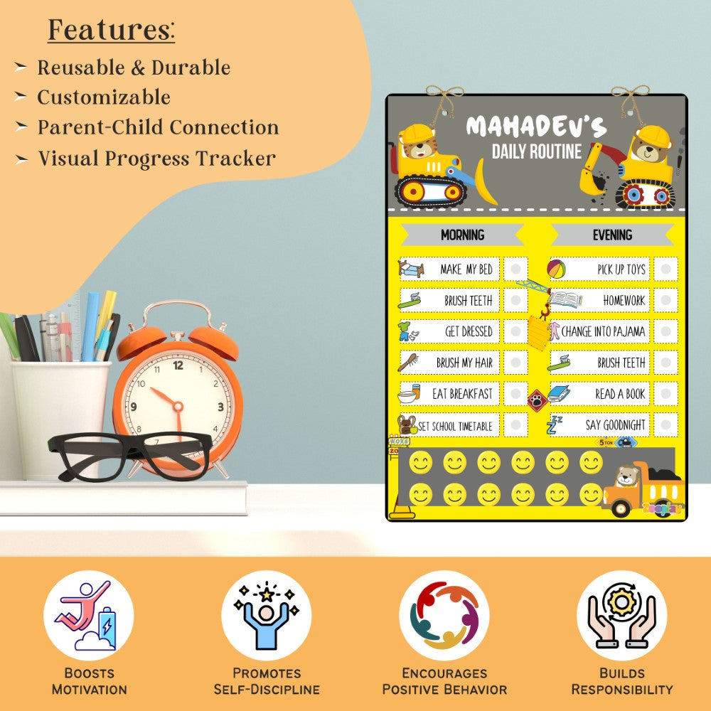 Daily Reward Chart Personalised – Builder Zone