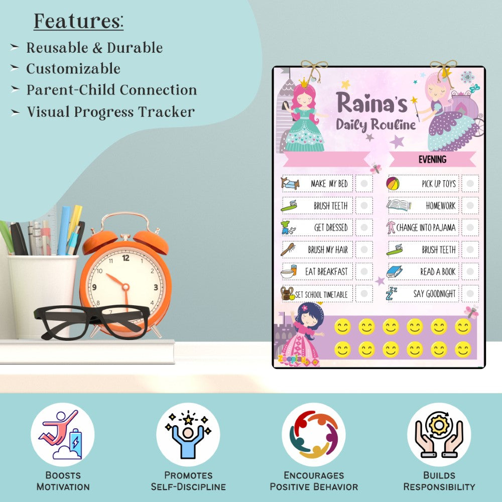 Daily Reward Chart Personalised – Princess Palace