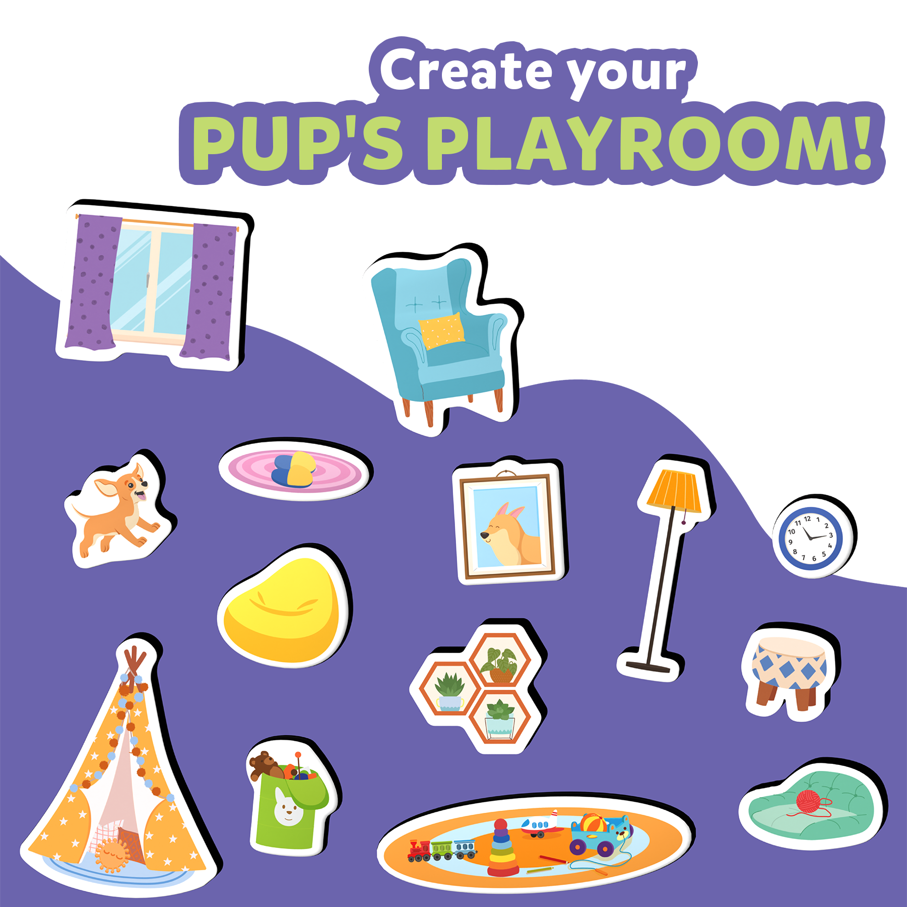 Skillmatics Creative Toy Magnetopia - Design Your Home, Interactive Pretend Play Set For Kids, Toddlers, 60+ Magnetic Pieces, Preschool Learning Game, Gifts for Girls & Boys Ages 3, 4, 5, 6, 7