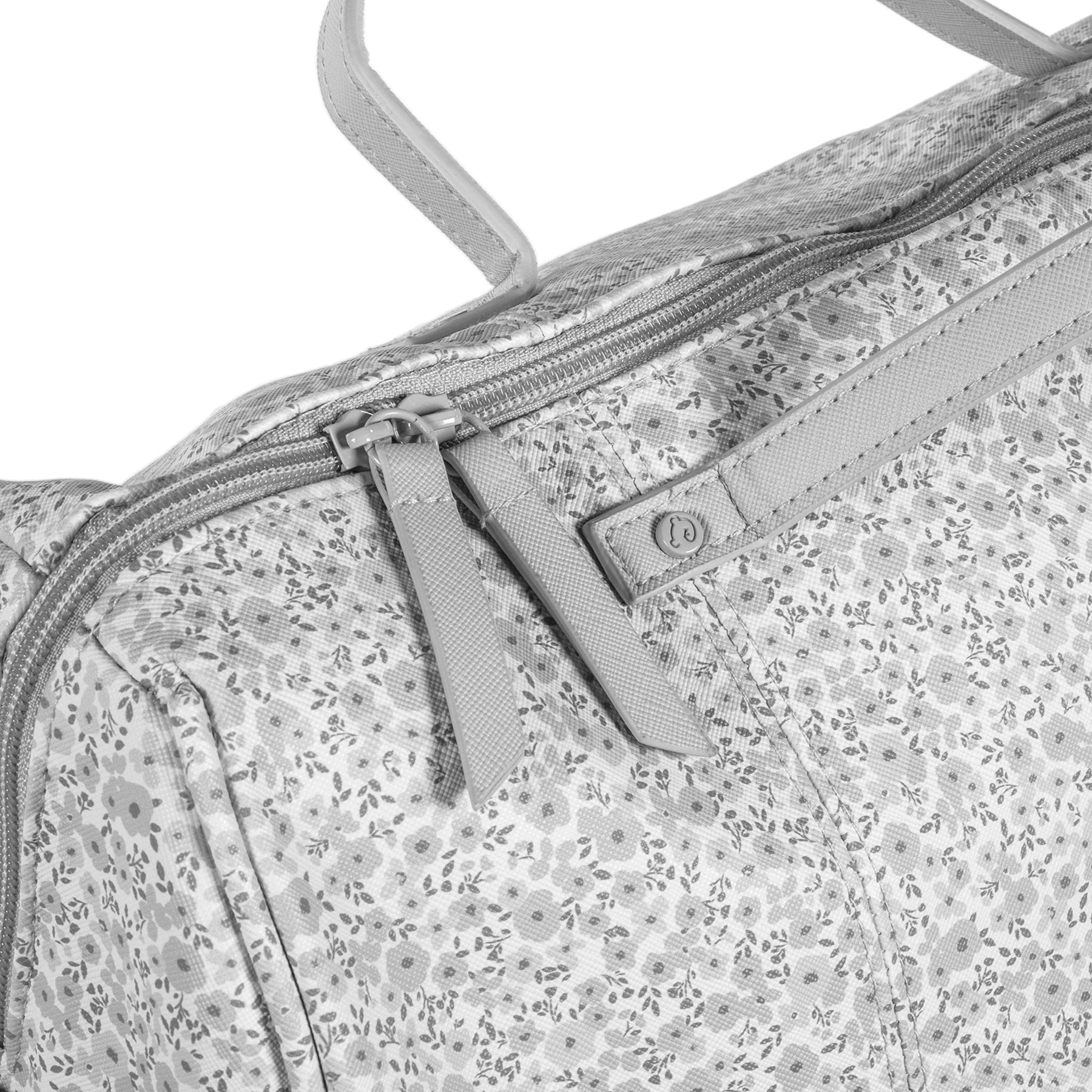 Pasito a Pasito Flower Mellow Grey Diaper Changing Bag
