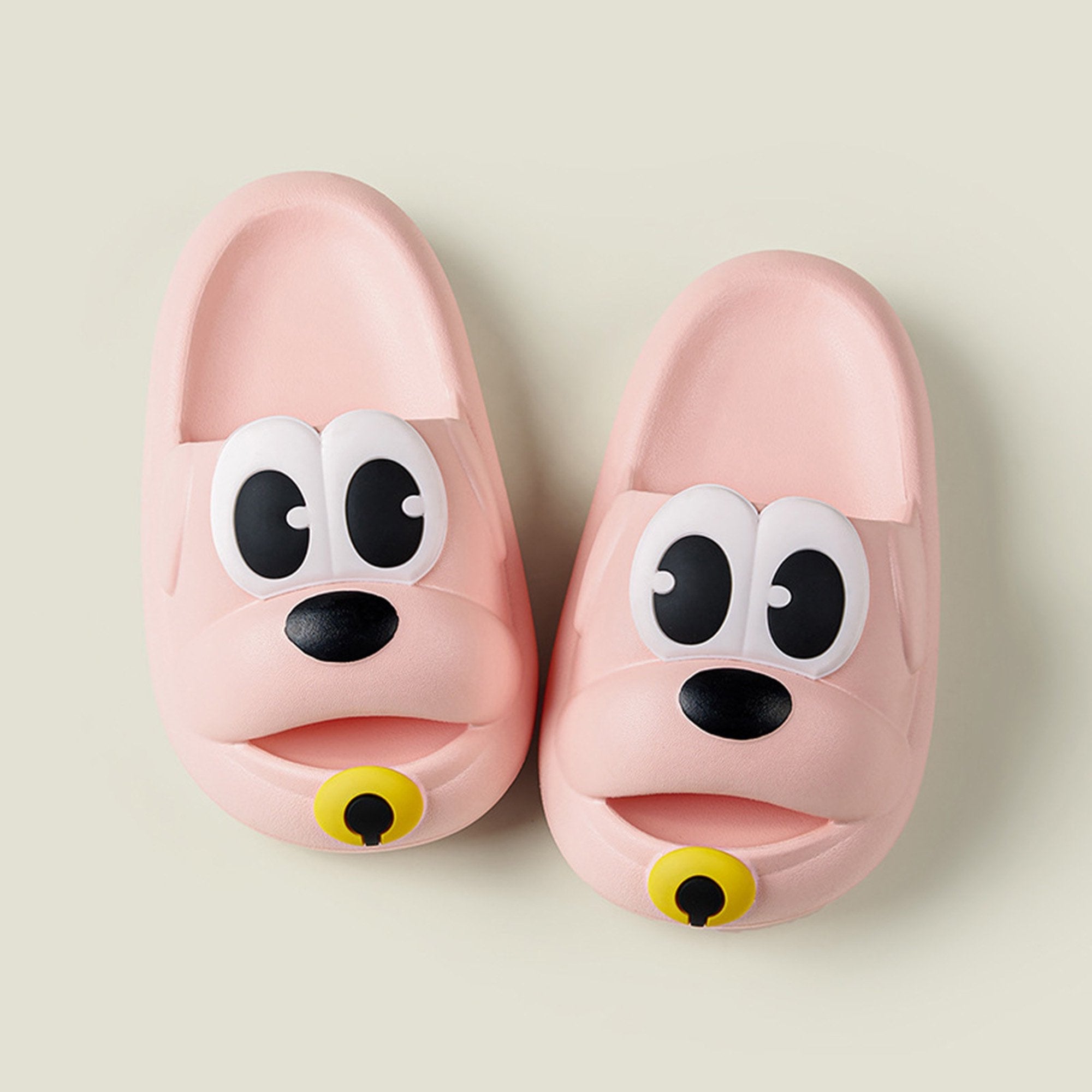 Baby Moo Dog Waterproof Soft Slippers Anti-Skid Sliders - Pink - Baby Moo
