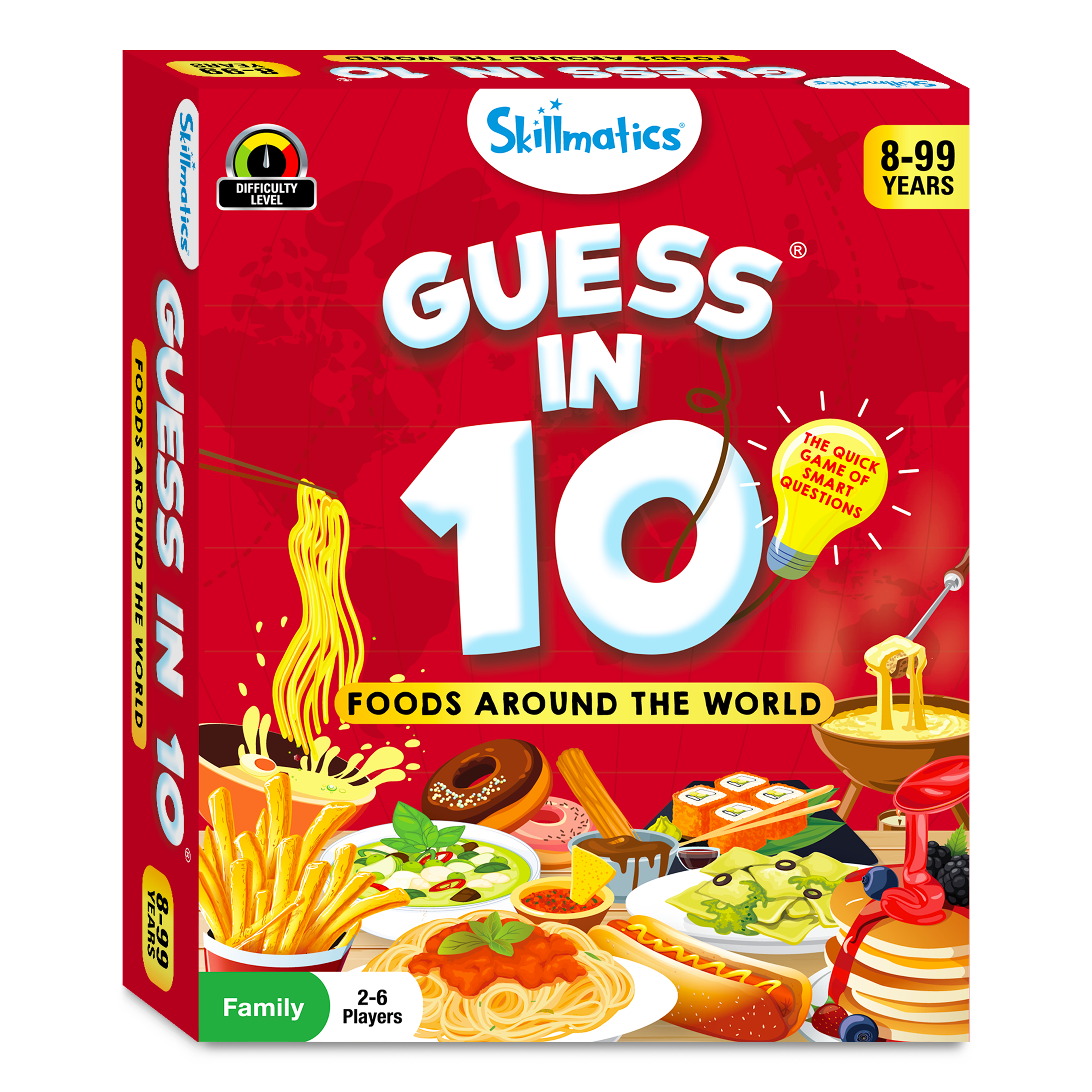 Guess in 10 Foods Around The World- Card Game