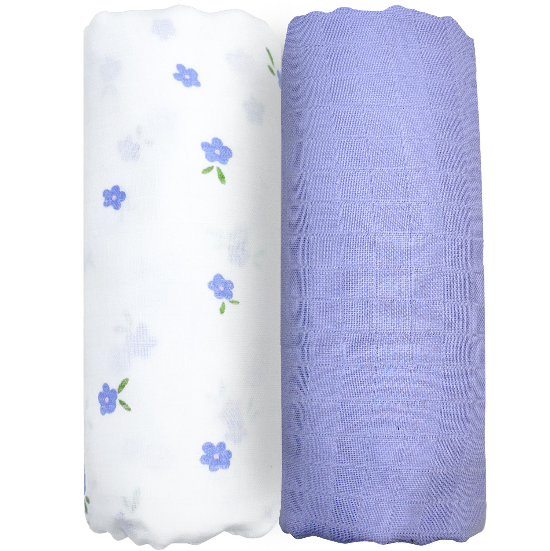Extra-Large Swaddle - 100% Organic Premium Muslin Cotton, 47" x 47" (119 cm x 119 cm), Ultra-Soft, Breathable & Lightweight, Unisex, Hypoallergenic, Gifts for Newborn Babies, Pack of 2/3