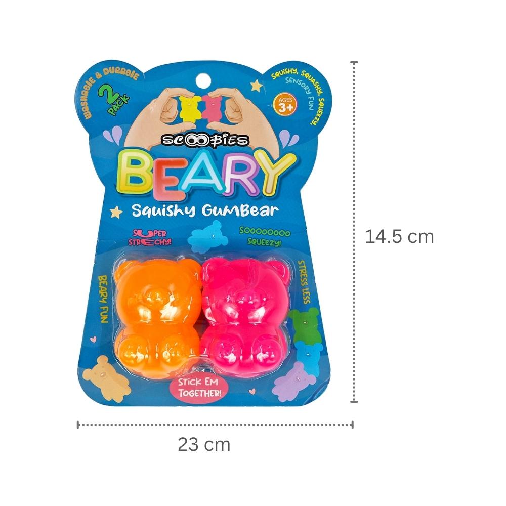 Beary Squishy Gumbear(2 In 1 Pack)