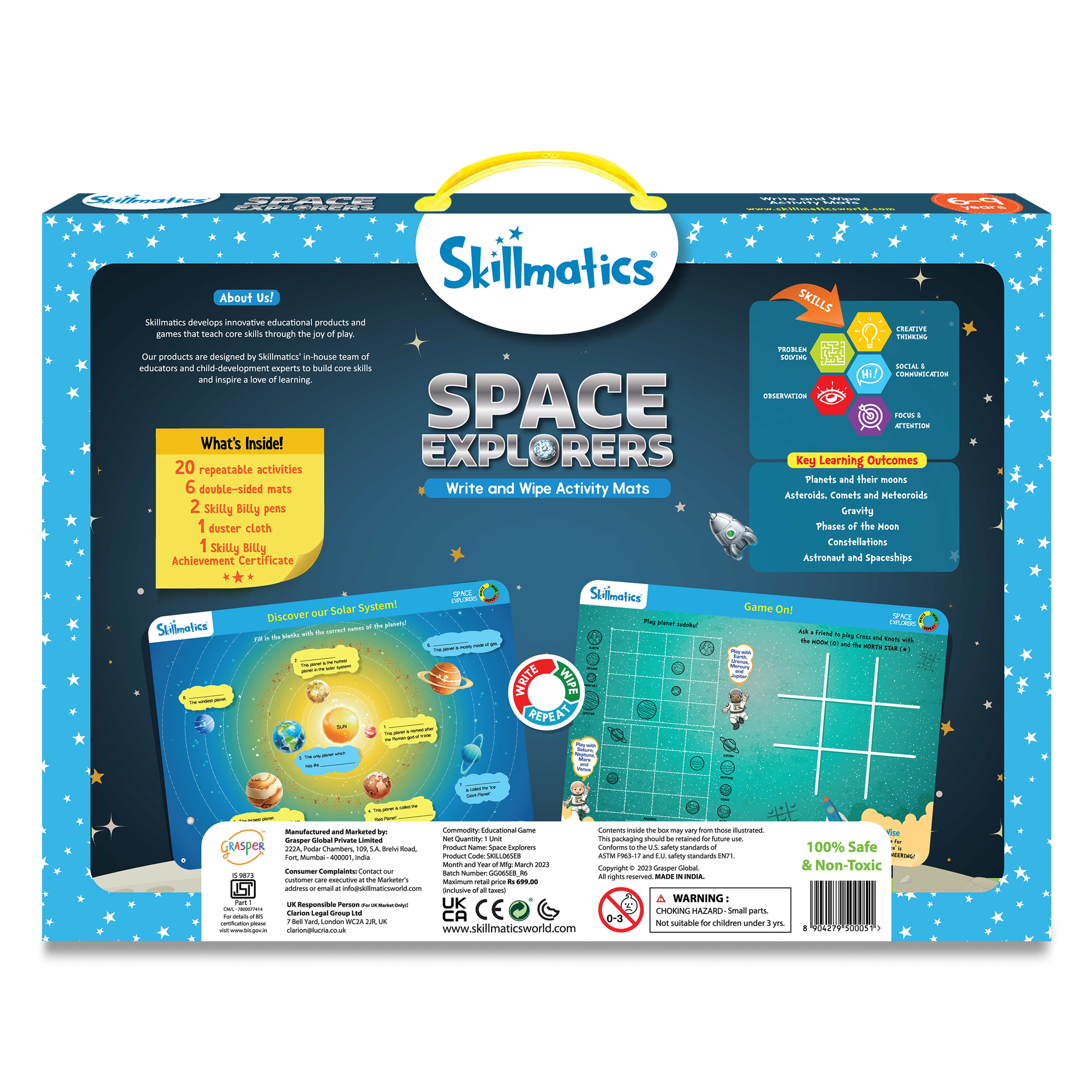 Skillmatics Educational Game - Space Explorers