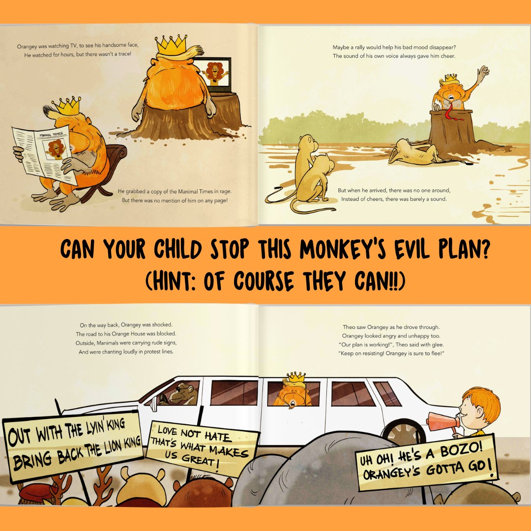 Personalised Storybook - The Orangey-Tan; Your Child vs Evil