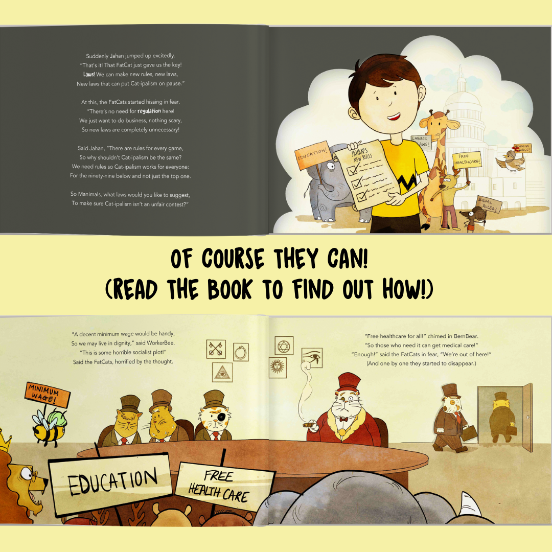 Personalised Storybook - The FatCats; A Book About Capitalism & Inequality