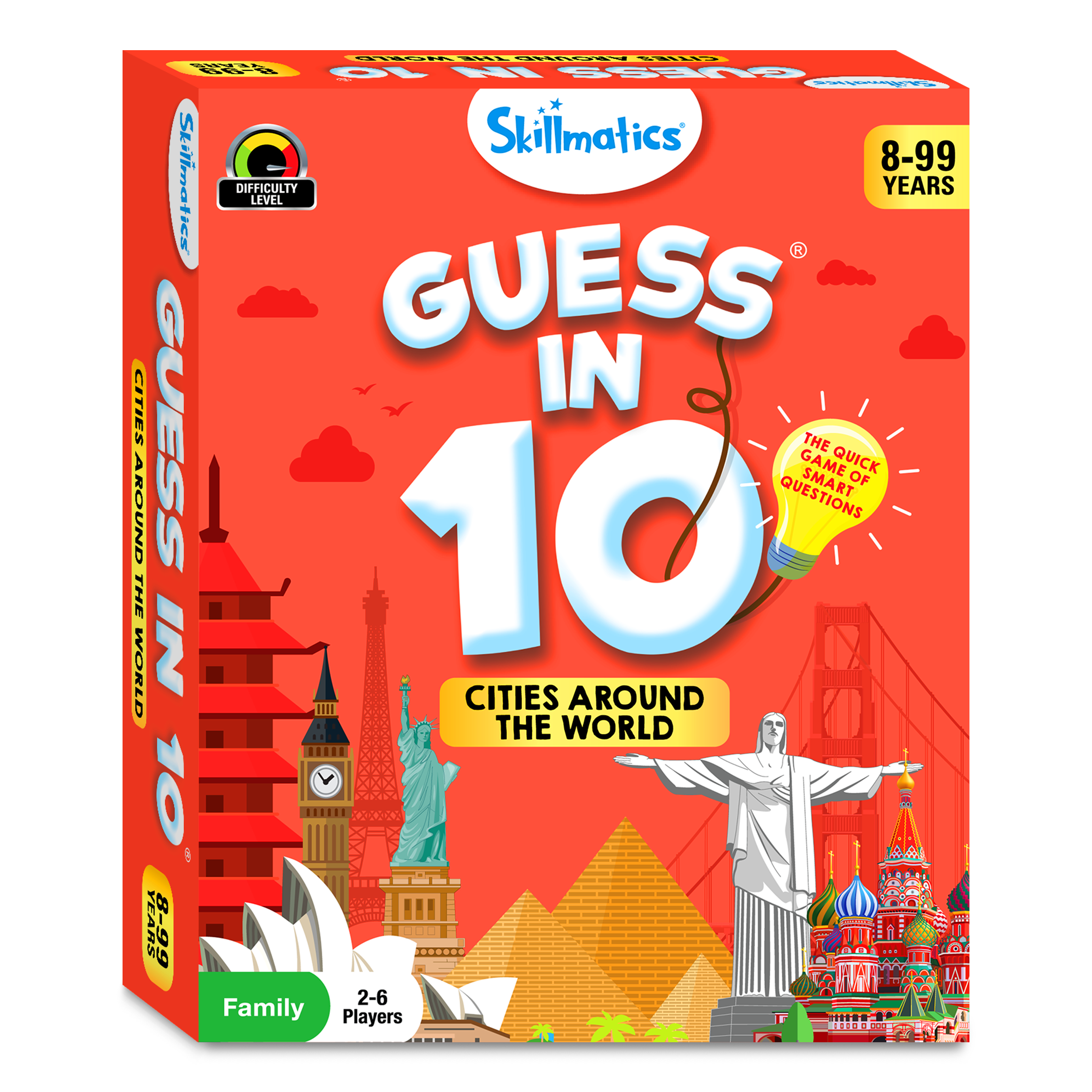 Skillmatics Educational Game - Guess In 10 - Cities Around The World